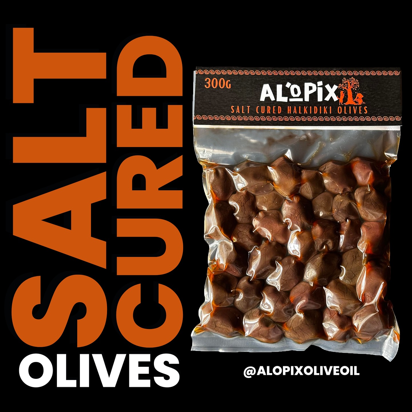 Salt cured halkidiki olives.
Green olives of Halkidiki are harvested in September. The olives are collected by hand from the trees, carefully and one at a time, so as not to damage them. Then they are sorted according to size and quality, washed, and placed in large barrels, which are filled with salt. The olives remain in these barrels until fermentation is complete. With fermentation complete, we open the barrels and spread the olives out for 3 days, it is during this 3 day period that the olives turn black and are ready to be packaged and consumed.
The same technique of fermentation has been used in Greece since ancient times. With the Ancient Greeks fermenting their olives with salt in clay jars.
Olives are well known as a great source of monounsaturated fatty acids. Furthermore, they provide fiber and minerals to our body and they are a source of vitamin E, which is a natural antioxidant. It is also believed that vitamin E protects cell membranes from damage and fights osteoporosis.
*Each 300g bag of olives has 30-40 salt cured olives*
#olives #halkidikiolives #healthyfood #greekproducts