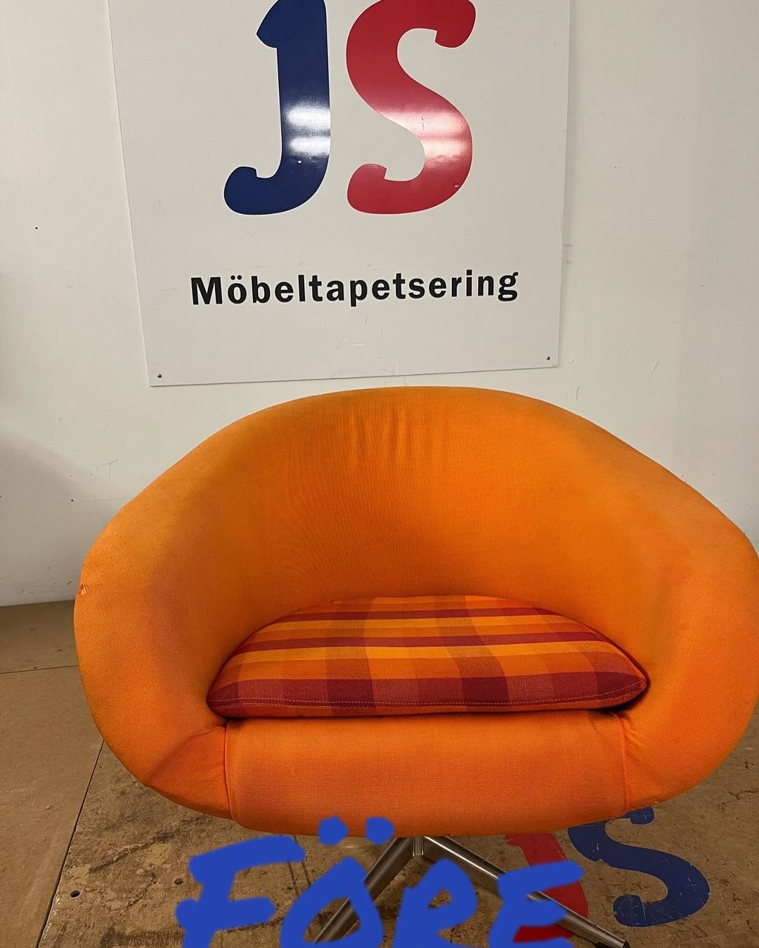 🎨 Före & Efter: Ge din fåtölj nytt liv! 🛋️✨