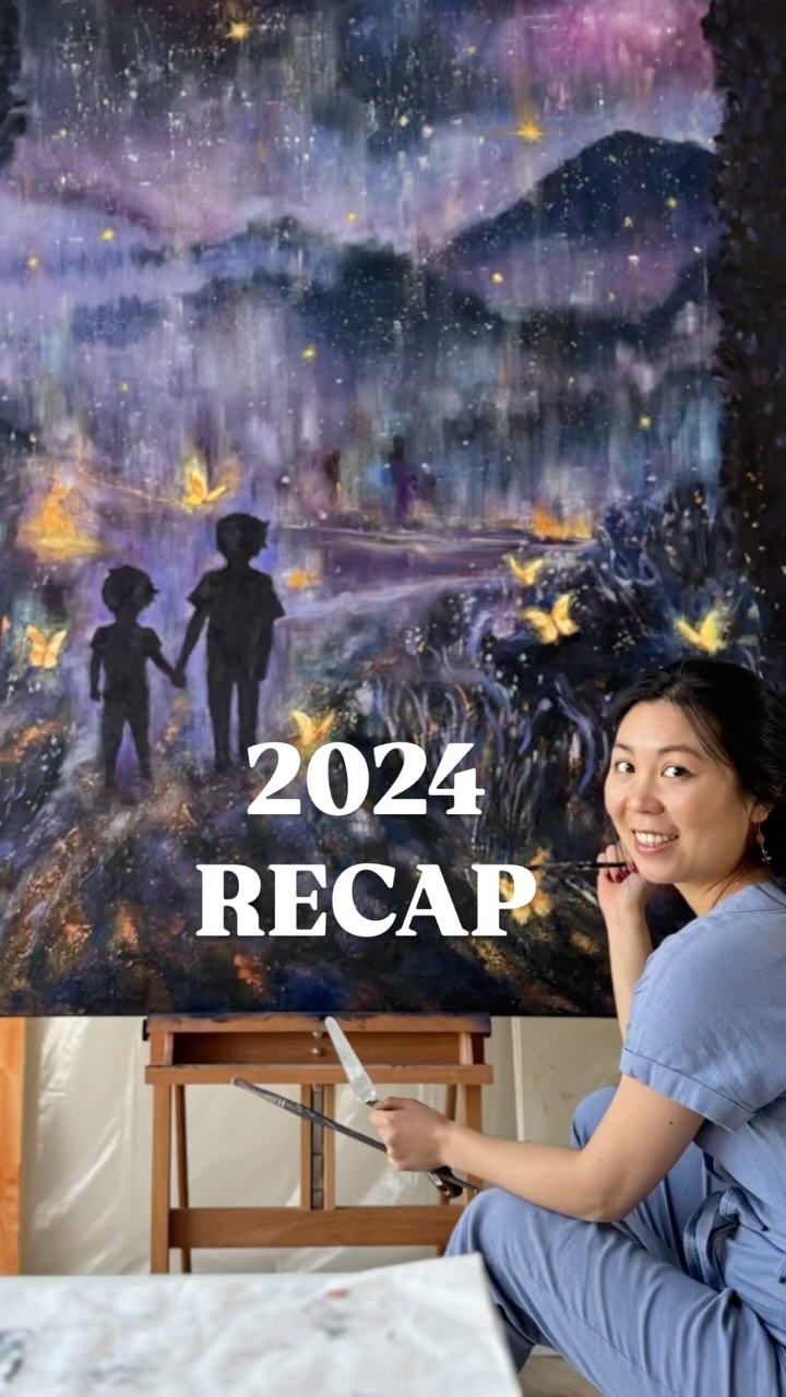 THANK YOU to the moon and back for being here and supporting me and my art. I’m so grateful and recharged to jump into 2025! It’s going to be a wonderful year of growth & manifesting my dreams!
#affordableart #yearinreview #2024recap #abstractpainting