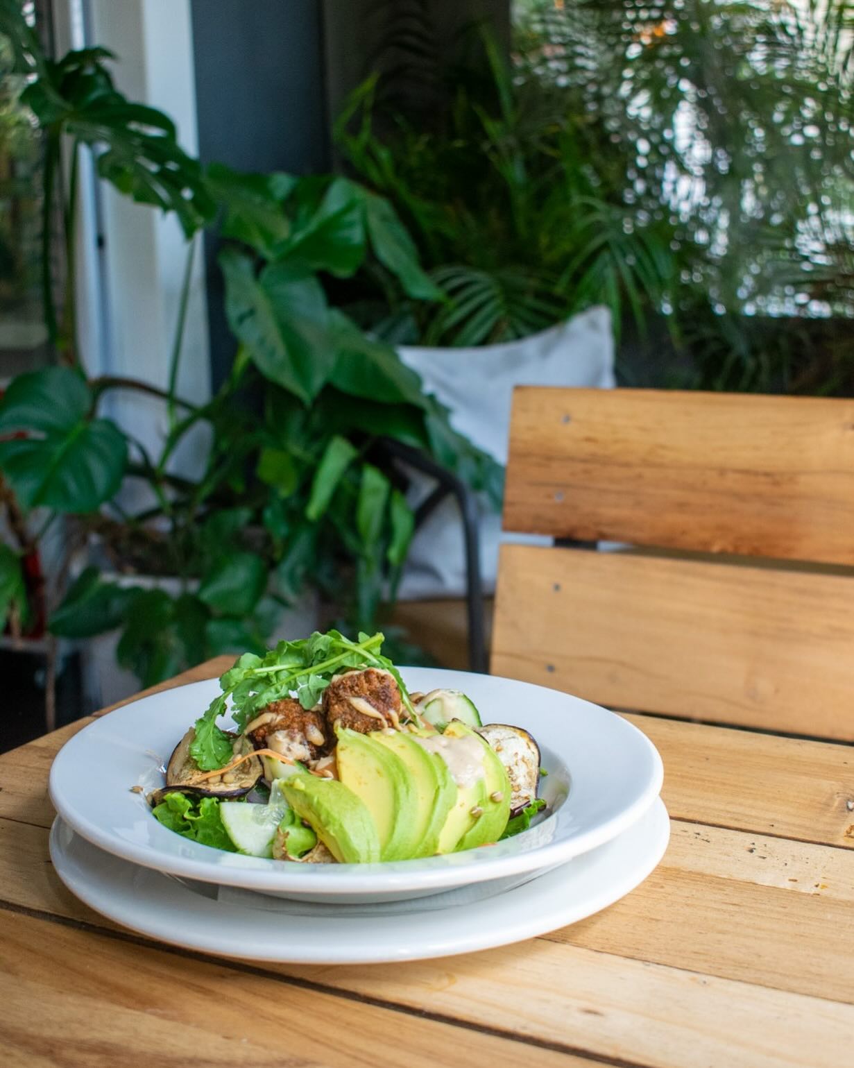 Fresh, vibrant, and packed with goodness 🥗 Our Falafel Salad is the perfect balance of flavor and nourishment. 🥑
#GreenhausEats #GreenhausMoments