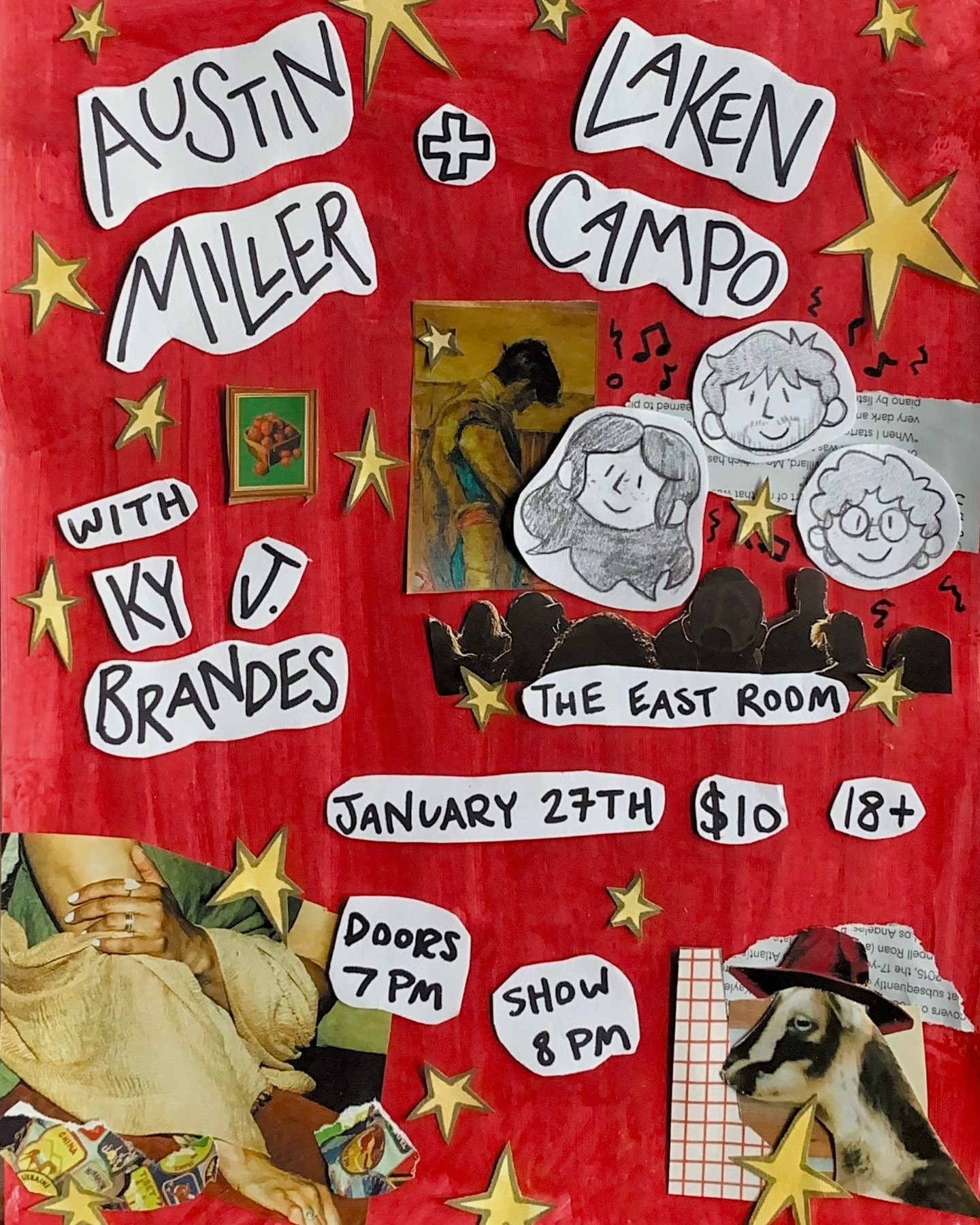 This is so happening. I’m playing a show on the 27th with Laken Campo and Ky Brandes to celebrate Blue Strip Lights’ release!!! Show up, it’s gonna be one to remember. @theeastroom @lakencampo @kyjbrandes_music