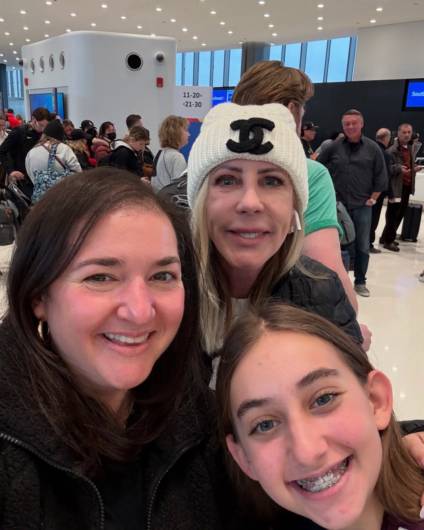 Radical honesty time. ✨
I have a very guilty pleasure of watching The Real Housewives franchise.
I’ve always wanted to see a RHW in the wild and lo and behold I ran into one while traveling this holiday at O’hare - the one and only OG from the OC...Vicki Gunvalson.
As someone who has watched RHWOC since the beginning, I agonized over wanting to say hi, but honestly, I was feeling afraid and insecure about approaching her in public.
But my family kept encouraging me. Finally, during an announcement from the flight attendant about an upcoming flight, she says - “if you don’t do it now, you’ll regret it”.
I took it as a sign.
So, I approached Vicki, and…. didn’t get the warmest welcome.
However, the universe had bigger plans, because Vicki ended up right in front of us in line to board the plane. Vicki apologized, explained her previous reaction (hey, we’re all human!), and then she invited me to take a selfie with her!
What a great lesson in embracing those paralyzing feelings, honoring them, taking a deep breath and listening to the signs of the universe.
It was a memorable flight. ✈️✨
#leadership #intuition #trust #realhousewives #feelthefeelings