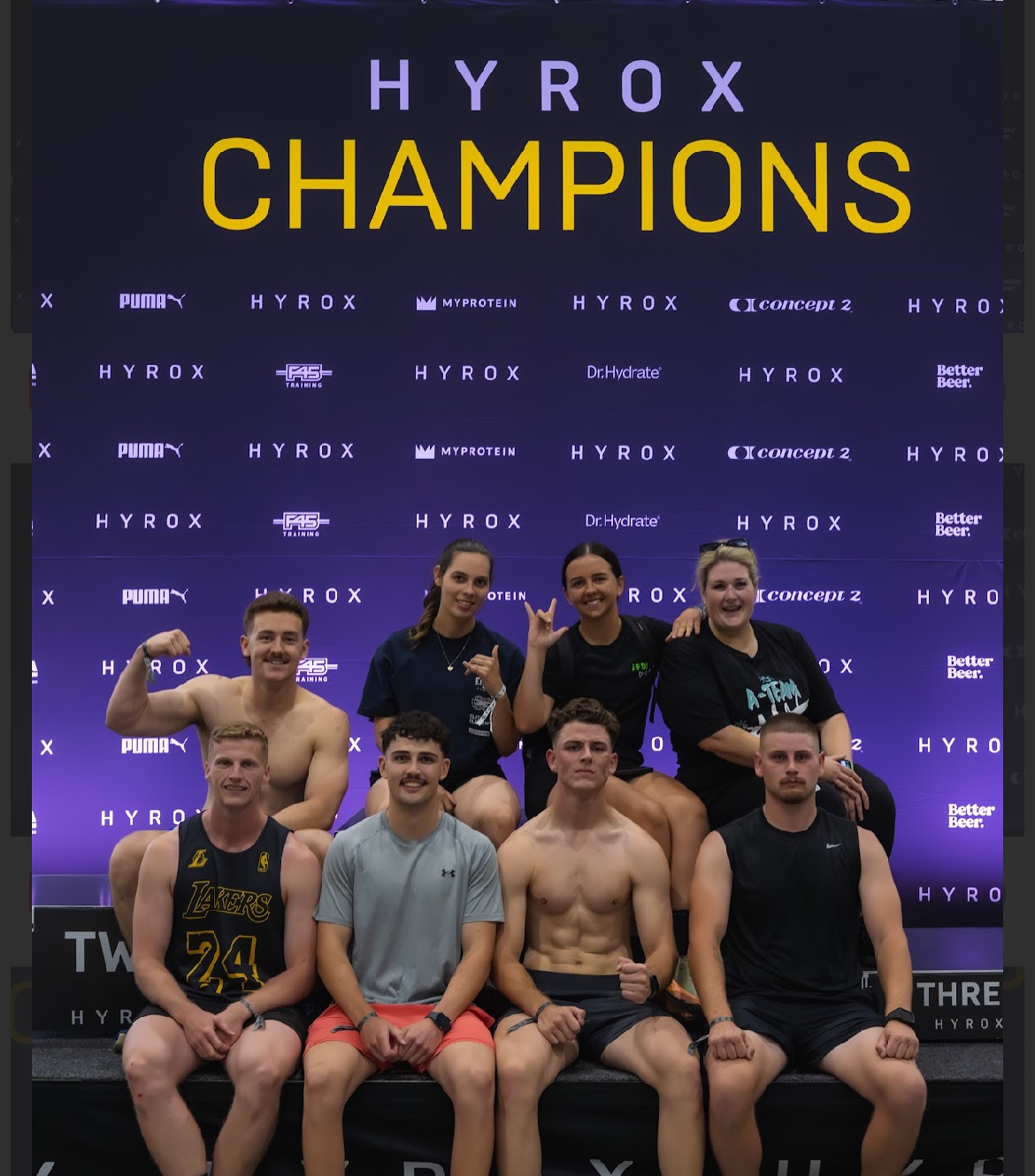 HYROX MELBOURNE 2024
December 14th 2024 I was lucky enough to compete in my first ever Hyrox.
Not quite knowing what to expect on the day, I had set a goal during training of getting under 1:30.
I wouldn’t have gotten through the 15 weeks of training or the event on the day if it wasn’t for the amazing people I went down there with as well as everyone who jumped in on training sessions along the way. 🥰
I’m definitely excited to go again, hopefully in 2025 and see how low we can get this time!! 💪💪
#hyrox #fitness #hyroxaus