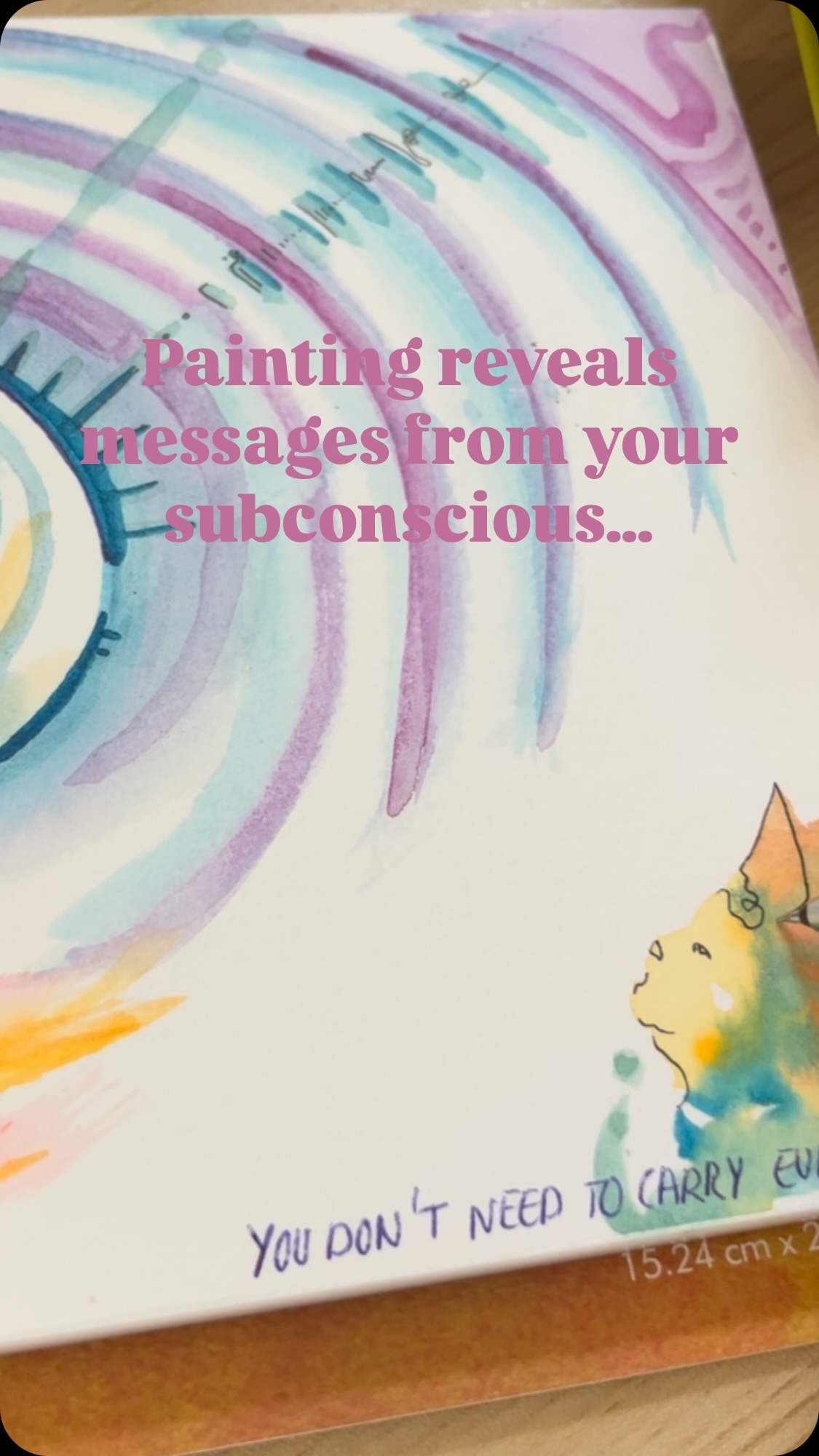 Lines, shapes, colors can help you release stuckness, uncomfortable feeling, heaviness in your body in a smoother way. Why? Because your mind and your heart will work together. While your mind will be occupied looking at your art process (and of course, will often let the inner critic showing up, but it’s ok, right. The important is to acknowledge these thoughts and let them pass through us), your heart will be able to connect with you through your spontaneous drawing or painting. Your heart knows for what you’re meant to be here, and have access to all parts of you : the most hidden and the most viewed. Through the language of art it will often give your subconscious insights to reveal your masks. Not the one you put on your face, the one you built overtime that are the protective layers over your wounds. In meditative painting you will have the opportunity to create a journey from shapes, lines and colors and express that needs to be. The language of your soul. Sophie.