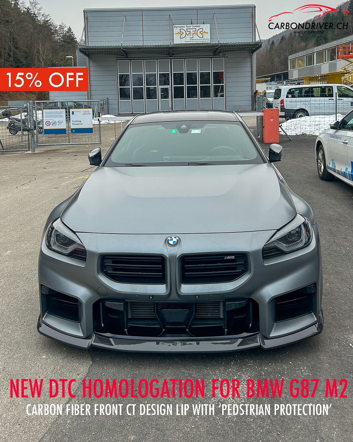 🚨 CARBON DRIVER EXCLUSIVE 🚨
The CT Design front splitter for the all-new BMW M2 G87 is now officially DTC approved! 🔥
➡️ Certified performance
➡️ Unique style
➡️ Road-legal compliance
To celebrate, we’re offering an exclusive 15% OFF on all parts for the M2 G87 until January 31st! 🎉
💻 Order now at Carbon Driver and give your M2 the style and performance it truly deserves.
#CarbonDriver #BMWM2G87 #CTDesign #DTCApproved #PerformanceTuning #BMWMods #CarEnthusiast