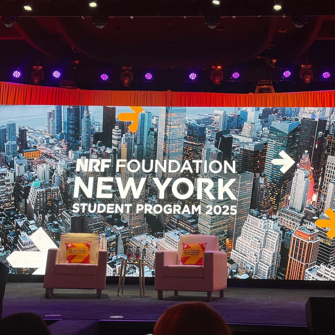 We had an amazing time on Friday at the NRF Foundation Student Program with all these retail executives! Each speaker had so much insight into the retail industry and we learned so much!! ✨