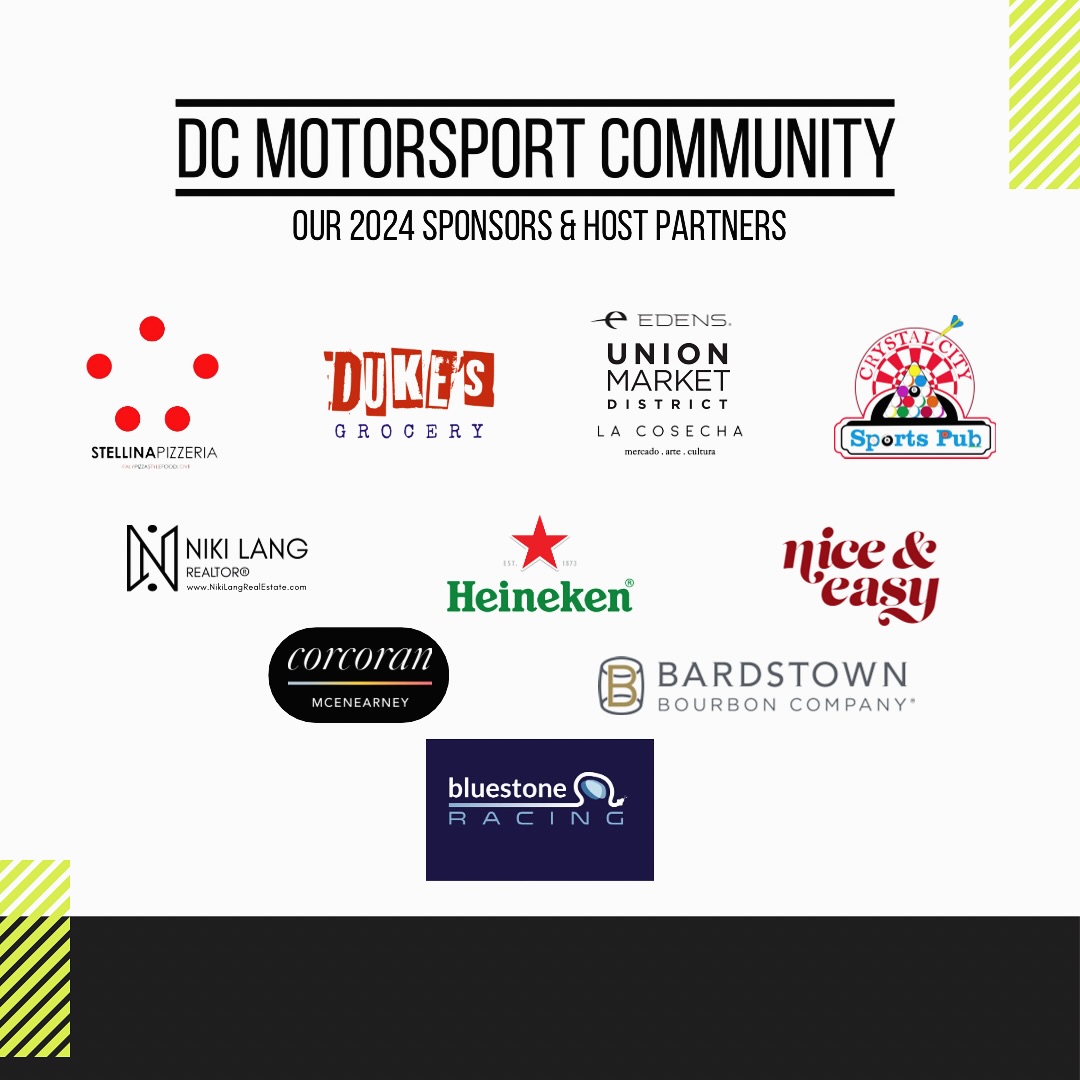 A Sincere Thank You to our 2024 Sponsors:
We want to thank all of our 2024 Official Sponsors for making this year so special for our members and attendees! Every one of our sponsors believed in our mission and helped us create the best environment to enjoy Formula 1. Without their support, none of the large events, raffles, or member benefits would have been possible. Be sure to keep them in mind when the opportunity arises to support them in return!