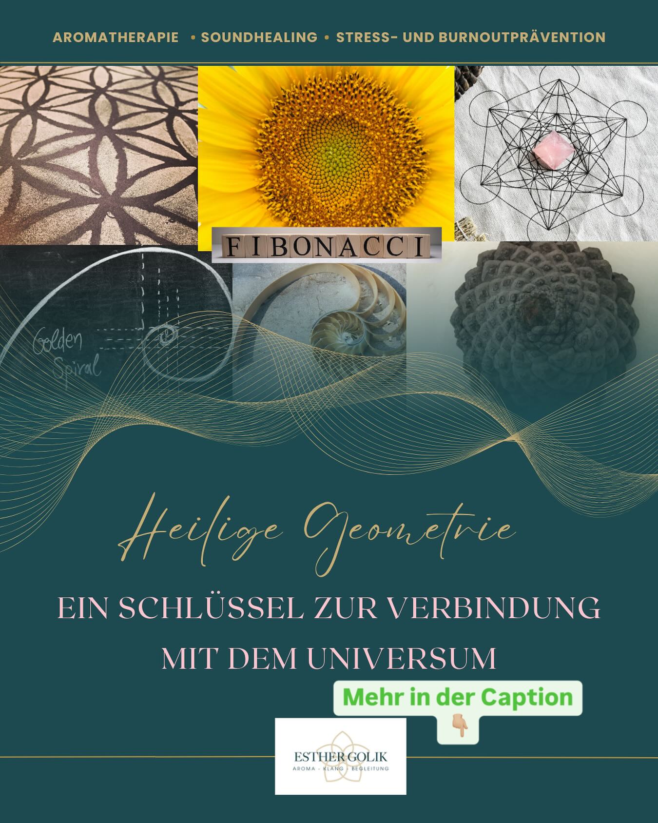 Die Heilige Geometrie: Ein Schlüssel zur Verbindung mit dem Universum ✨🌌
Wusstest du, dass die heilige Geometrie in der Natur und im Universum allgegenwärtig ist? Diese faszinierenden Muster und Formen, wie der goldene Schnitt, die Blume des Lebens und die Fibonacci-Spirale, sind nicht nur mathematische Konzepte, sondern auch tiefgründige Symbole für Harmonie und Balance.
🔺 Bedeutung für den Menschen:
Die heilige Geometrie erinnert uns daran, dass alles miteinander verbunden ist. Sie zeigt uns, wie wir Teil eines größeren Ganzen sind und wie unsere Gedanken und Handlungen das Universum beeinflussen können. Diese geometrischen Muster finden sich in allem – von den Zellen unseres Körpers bis hin zu den Sternen am Himmel.
💫 Spirituelle Praxis:
Durch Meditation und Achtsamkeit können wir die Prinzipien der heiligen Geometrie nutzen, um unser Bewusstsein zu erweitern und innere Ruhe zu finden. Indem wir uns mit diesen Mustern verbinden, können wir ein tieferes Verständnis für uns selbst und unsere Rolle im Universum entwickeln.
🌿 Lass uns gemeinsam auf diese Reise gehen! Teile deine Gedanken zur heiligen Geometrie in den Kommentaren! Was bedeutet sie für dich?
Weitere Impulse zur Heiligen Geometrie und wie wir diese zur Streessbewältigung nutzen können findest du in meinem Blog: https://www.esther-golik.de/blog
#HeiligeGeometrie #Spiritualität #Bewusstsein #Natur #Universum #Harmonie #Meditation