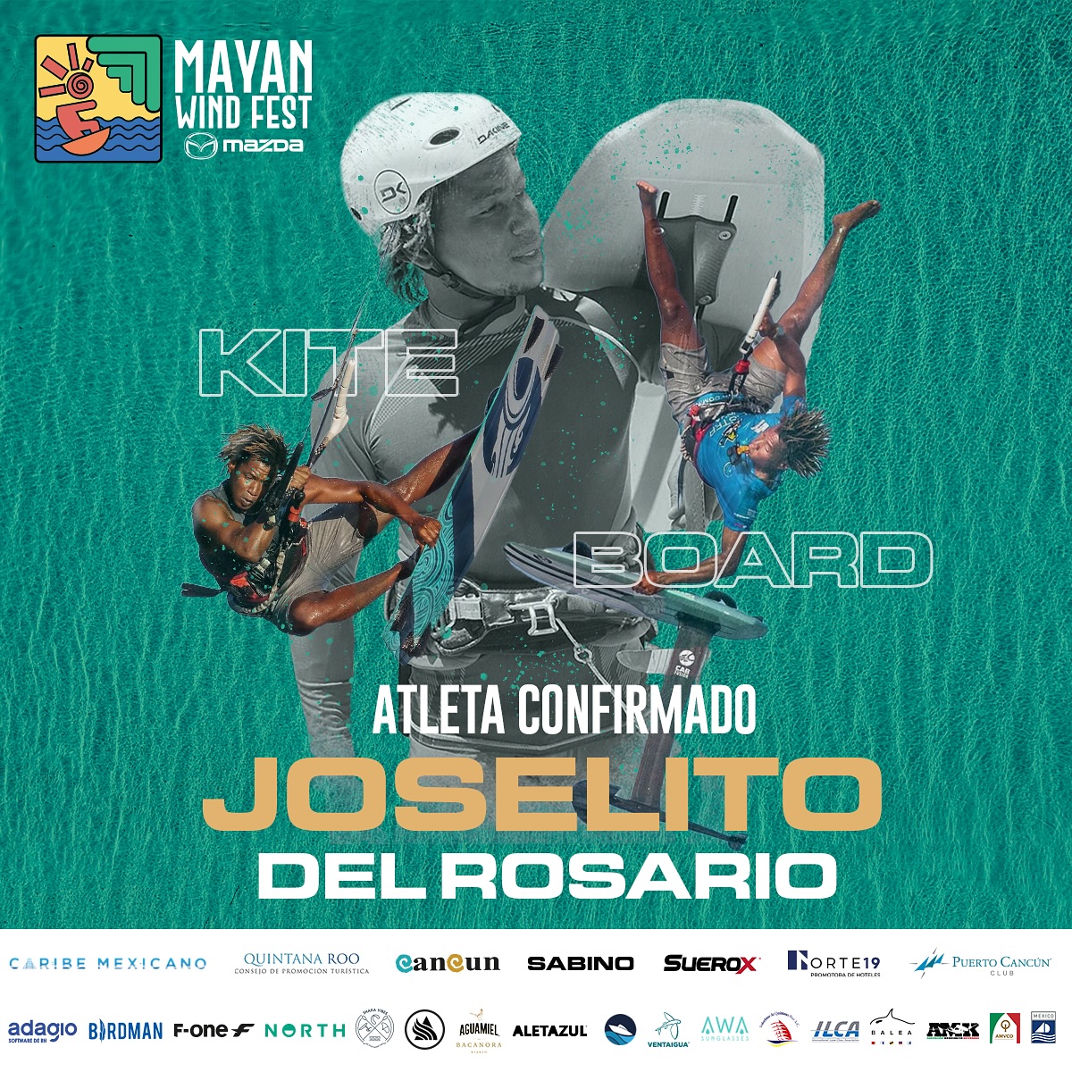 🔥 ¡ @joselito.del.rosario se une al Mayan Wind Fest 2025! 🔥🌊
Desde Cabarete República Dominicana, el campeón dominicano de freestyle será parte de este gran evento en Puerto Cancún. ¡No te pierdas la demostración de talento de los mejores atletas de kiteboard del mundo! 🏄♂️✨
📅 16-19 de enero 2025
📍 Puerto Cancún, Quintana Roo