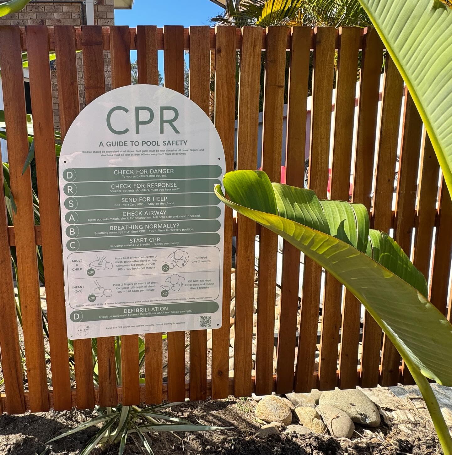 Our new value range, seen here in Moss green. The same stylish look for less… winning! #cprsign #poolsafety #summer