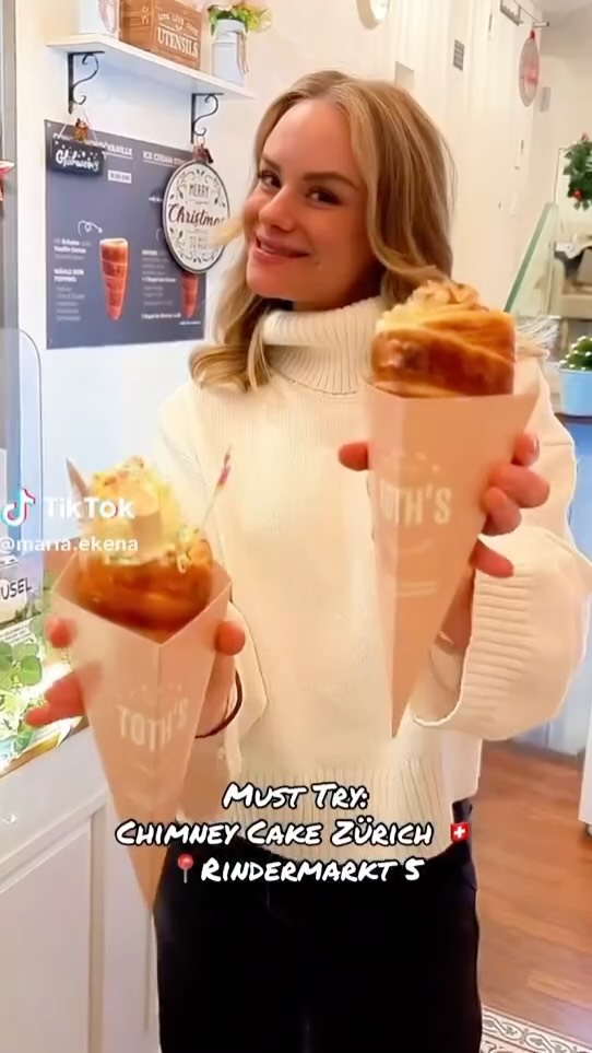 Merry Christmas to all🎄💖🌟 This cute video made by @mariaekena—go check her out, she’s amazing!! 👏🏼🥰 We are open tomorrow, come and have a freshly baked Chimney Cake 🎉✨😘🍦🍫🍌🍓
#ChimneyCakeZurich #BestDessertZurich #SweetTreats #ChimneyCakeLovers #ZurichEats #FreshlyBaked #DessertGoals #ZurichFoodie #EuropeanDesserts #FoodieParadise #ChimneyCakesDelight
#ChimneyCakeHeaven #BestChimneyCakeZurich #ZurichFoodAdventures #DessertLoversParadise #SweetIndulgence #CinnamonGoodness #UniqueDesserts #ChimneyCakeMagic #ZurichDessertSpot #FoodiesOfZurich #MustTryInZurich #HandmadeDesserts #ChimneyCakeAddict #ZurichBakery #HolidayTreatsZurich #SweetCravings #DessertInspiration #ChimneyCakeVibes #zurichchristmaseats