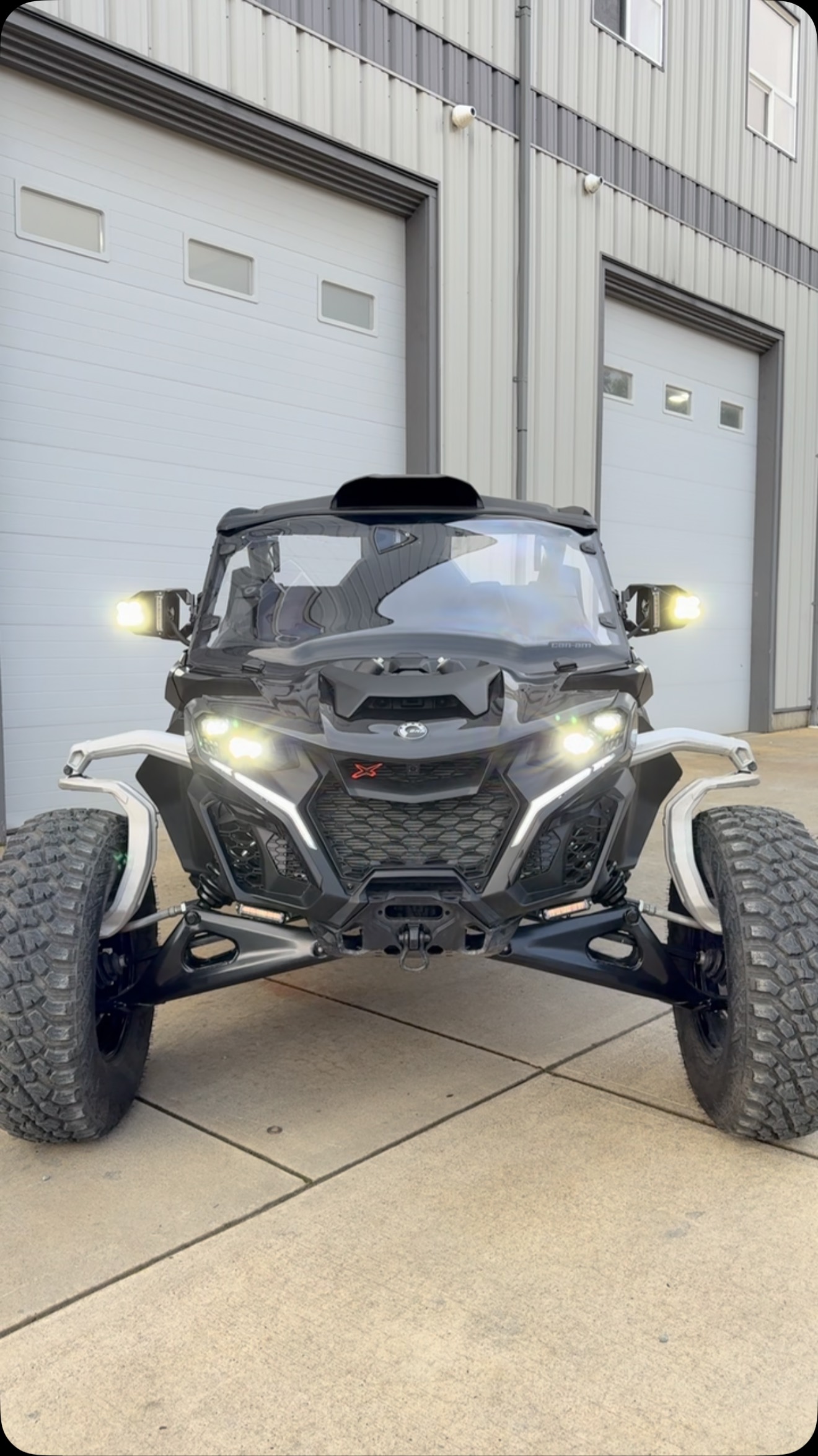 Light Package complete on the Can Am Maverick Response Demo Vehicle.