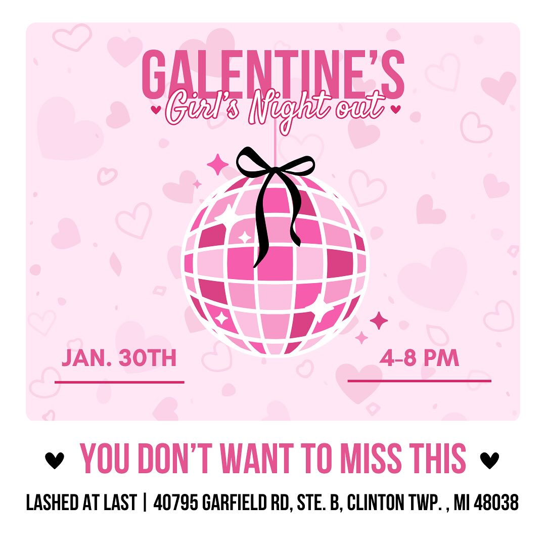 If you missed our last pop up or loved our last one - this one’s for you!
Save the date & join us for a 𝒈𝒊𝒓𝒍’𝒔 𝒏𝒊𝒈𝒉𝒕 𝒐𝒖𝒕.
We will have S I X amazing vendors, giveaways, sips + snacks, gift card sales, photo ops & lots of fun! 🥂
Grab your girls because this party means NO BOYS ALLOWED 🤪