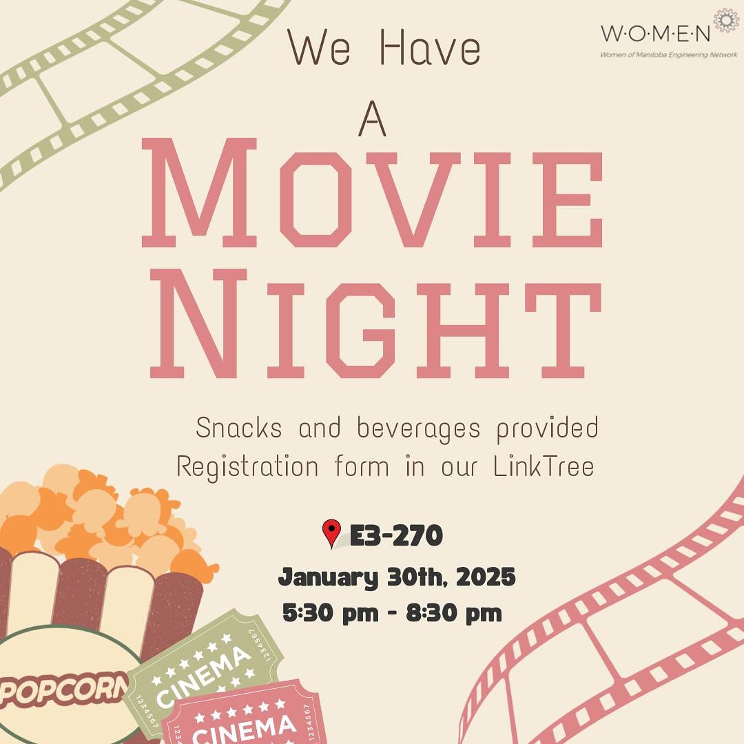 Hi everyone! WOMEN will be having a Movie Night on Friday, January 30! Invite your friends and join us in watching "Legally Blonde"! Snacks and beverages will be provided in the evening. 🍿🎥
RSVP form can be found in our LinkTree!
