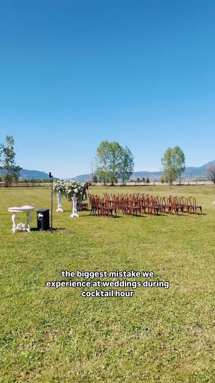 it is called cocktail “hour” for a reason…
we have worked many weddings where couples have extended their cocktail hour past an hour, almost up to 2 hours, and in our experience it’s just too long for a few reasons.
Many guests show up hungry, and even with appetizers, it still creates the opportunity for your guests to get a little too much booze in their system early in the evening. Especially if you are serving signature cocktails, they are going to flood the bar and continue to. And if you’re on a consumption tab (which we obvi recommend a dry-hire instead 😉), it’s a quick way to rack up your bar bill.
It can also feel like the timeline is dragging on and we don’t want anyone “hangry”.
We recommend keeping cocktail hour to that hour, while still offering some crafted signature cocktails, and then get on to dinner and toasts so the dancing and party can carry on all night long ✨
#bozemanbartenders #bozemanbarservices #bozemanweddings #montanaweddings #montanabartenders #weddingbartenders #mobilebartenders #bozemanevents #montana #weddingtips