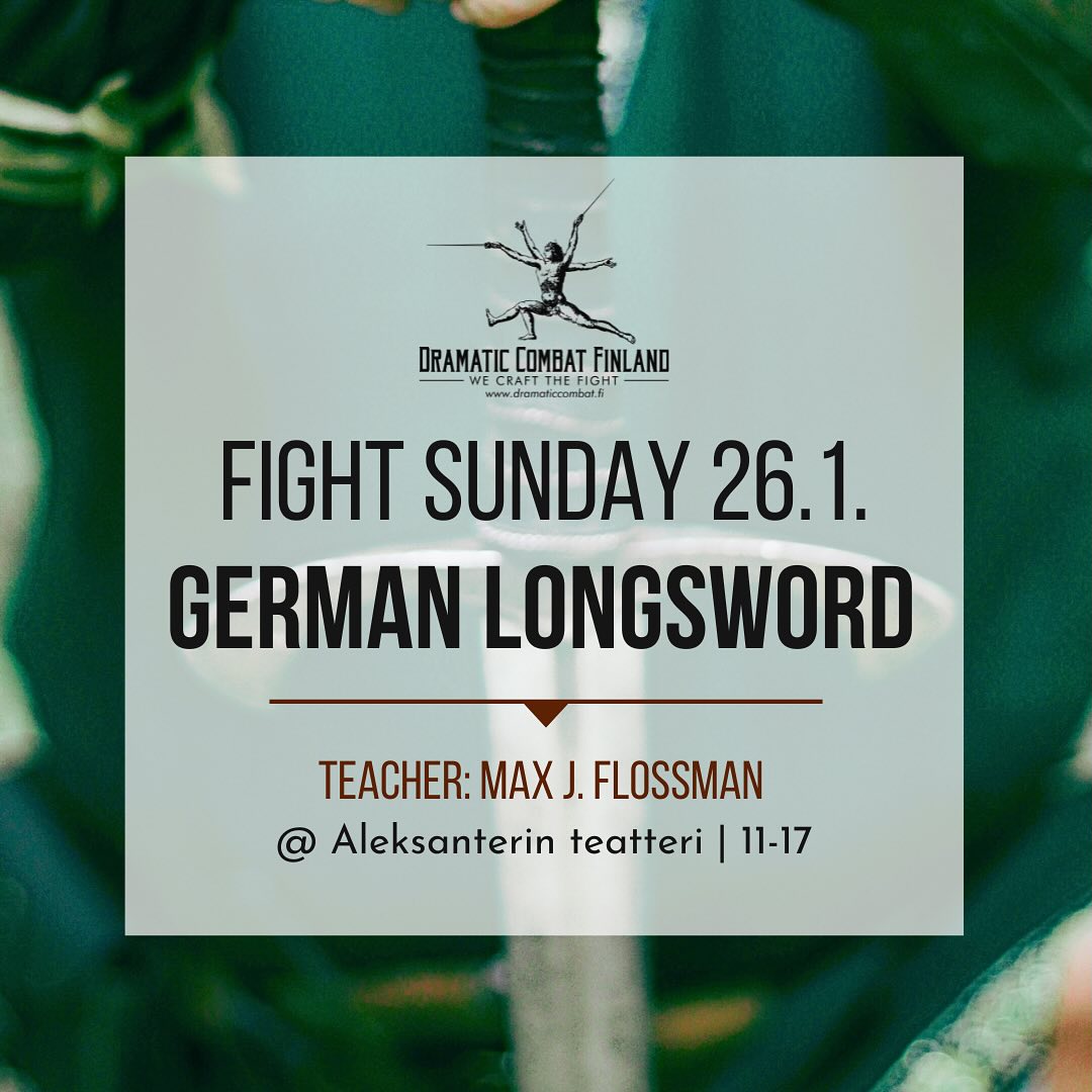Immerse yourself in the martial principles of the oldest German masters and learn how to adapt them for stage combat. Discover unique sword handling techniques that challenge familiar ideas about weight and speed, often seen in films and video games.
Experience a fresh approach grounded in martial arts to create captivating movement and choreography.
Read more and register at our website!
#germanlongsword #fightsunday #dramaticcombatfinland #nordicstagefightsociety