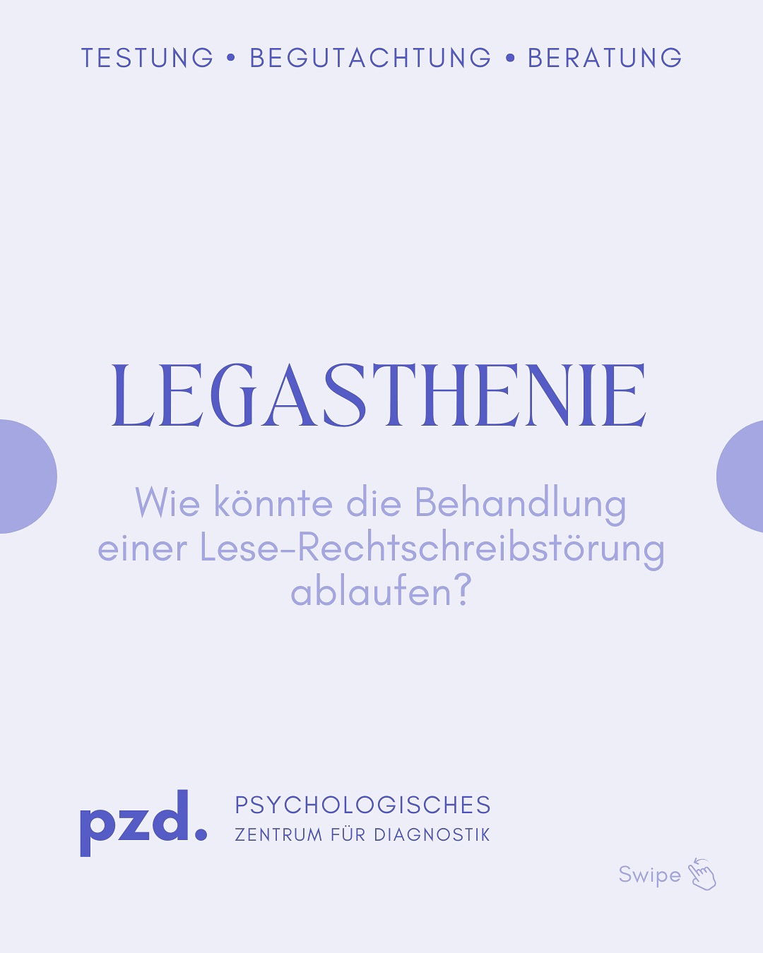 Die Lese- und Rechtschreibstörung betrifft in Deutschland ca. 3-8% der Bevölkerung. Viele Betroffene leiden darunter und erleben deutliche Einschränkungen in ihrer schulischen und beruflichen Laufbahn. Welche Behandlungsmöglichkeiten es gibt, erfahrt ihr in diesem Beitrag.
Kennt ihr noch weitere Behandlungsoptionen? Dann teilt diese gerne in den Kommentaren! 💬
#leserechtschreibstörung #leserechtschreibschwäche #legasthenie #legastenietherapie #legastheniediagnose #psychologischediagnostik #legastheniediagnostik