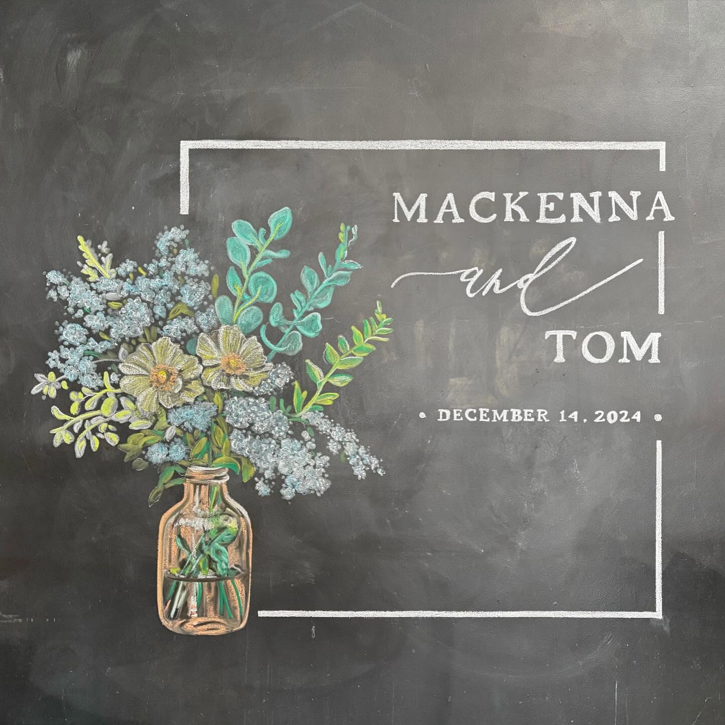 I was hired to do the chalkboard at the Woodshed in Vista as a surprise for the bride. I just love how it turned out!!! Drawing glass always looks weird and smudgy to me but it photographs well… I guess that’s all that matters? 😂
#ChalkArt #ChalkboardArt #WoodshedVista #SanDiegoChalkArtist