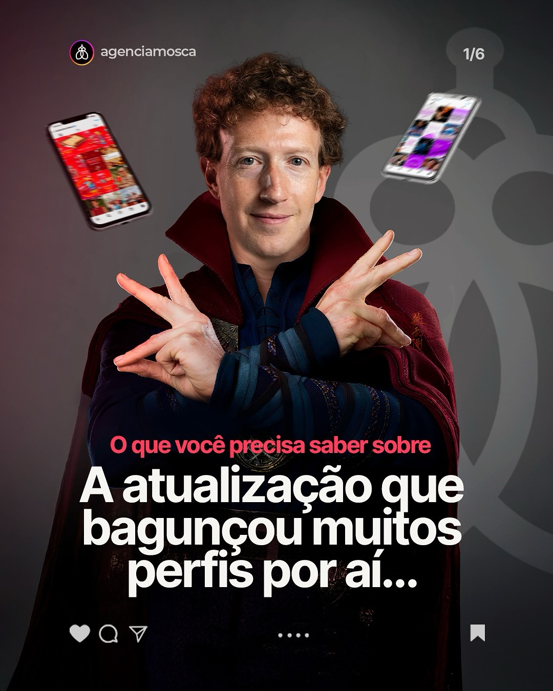Uma novidade tomou conta das redes sociais no último final de semana. A atualização no Instagram mexeu com a forma como os posts são exibidos no perfil, deixando muitos feeds desconfigurados.
RIP feed organizado! 🪦
Agora é hora de reorganizar a distribuição de elementos nos seus conteúdos e recomeçar!
👉 Comente "EU QUERO" para receber o link no seu direct!
#instagram #markzuckberg #novoformato #feed