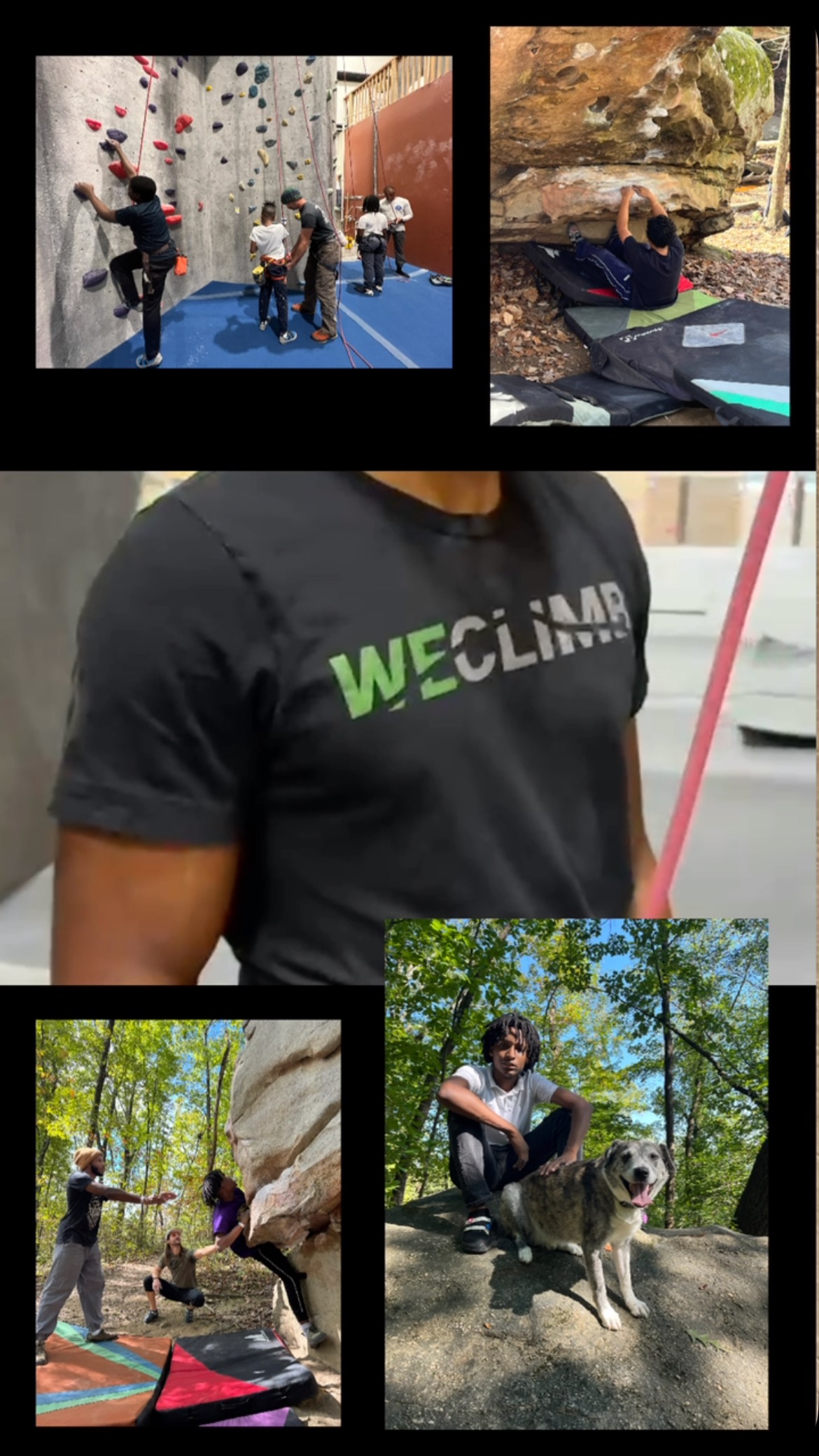 Our recap of 2024 was extremely hard to condense down to a short…ish video 😁 but here’s a snapshot of our year. We took over 25 trips including 5 Events, 4 Gyms, 4 new activities, 3 Crags, 3 Parks, 1 Farm, 1 Boat Trip, and 1 Graduation. This year wouldn’t have been possible without support from our sponsors, donors, partners, and volunteers. We truly would not be here without any of you.
The last lesson we learned heading into the new year is about tradition, old and new. One of our kid’s had his birthday this month and he shared with us that for the past few years, on or around his birthday he’s been with us climbing. Unbeknownst to us, we started a new tradition! This tradition of climbing on his birthday sparks a moment for self reflection on how far he’s come as a climber and, more importantly, as a person. We love this tradition because it demonstrates how he uses climbing as a tool to connect with himself and others.
As climbers, and more importantly individuals, we have the opportunity to develop traditions or habits that benefit us, the environment, and our community. It’s not until we look back and reflect that we can see the choices that were good and others…not so much. Some helped us grow stronger and closer to accomplishing our goals, others may have caused harm or injury, keeping us stagnant or sidelined from achieving our full potential. So Cheers to the New Year, and to New Traditions 🎉 so that we can create new traditions on our own that best suit where we want to be in the future along with uplifting others.
As always, if you’re interested in volunteering with us, feel free to reach out to join our upcoming outings.
Special thanks to these top tier Partners & Sponsors:
@fourbridgesoutfitters @highpointclimbing
@burlaep
@blkoutfest
@bridgeoutdoorsatthebeth
@lookoutmountainconservancy
@ernestchinesechatt
@synergyclimbingandninja
@seclimbers
@callioperestaurant
@thecrashpad
@cruxconditioning
@groundup_collective
@eastlake_hcs @twobikeschattanooga
- All of you who donated and supported WeClimb this year!! #outdoors #diversity #climbing #community #love