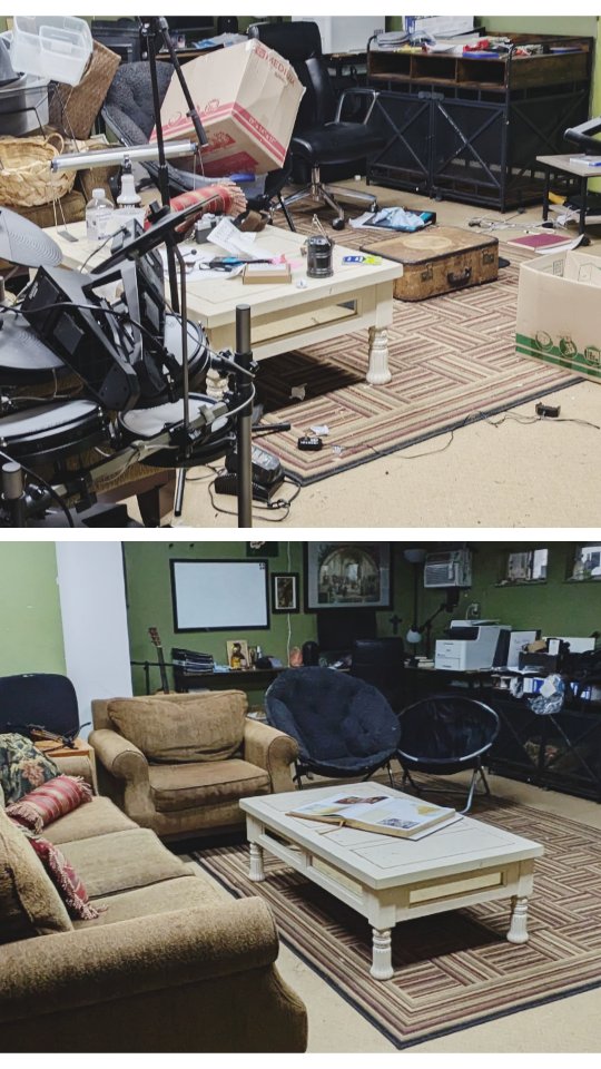 1. Trash
2. Dishes
3. Laundry
4. Stuff that has a place
5. Stuff that doesn't have a place
#organizinginspiration #cleanup #tidyuptime