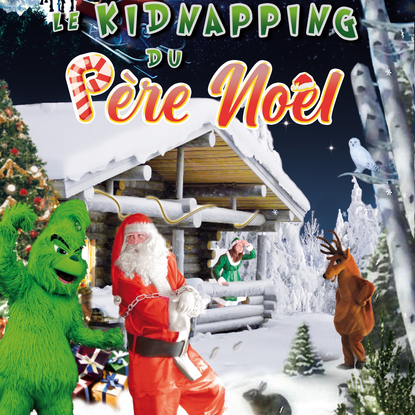#kidnappingduperenoel #spectaclepourenfants #animation #66 #perpignan #saleilles #production #pyreneesorientales #divertissement #comediemusicale #peluchegeante #costume #perenoel #noel #enfant #event #aventure #agenceevenementielle #comedie #theatre #lutindenoel #renneduperenoel #mechant #cadeaux #spectacle #occitanie #suiveznous #animationpourenfants #arbredenoel #comitedentreprise