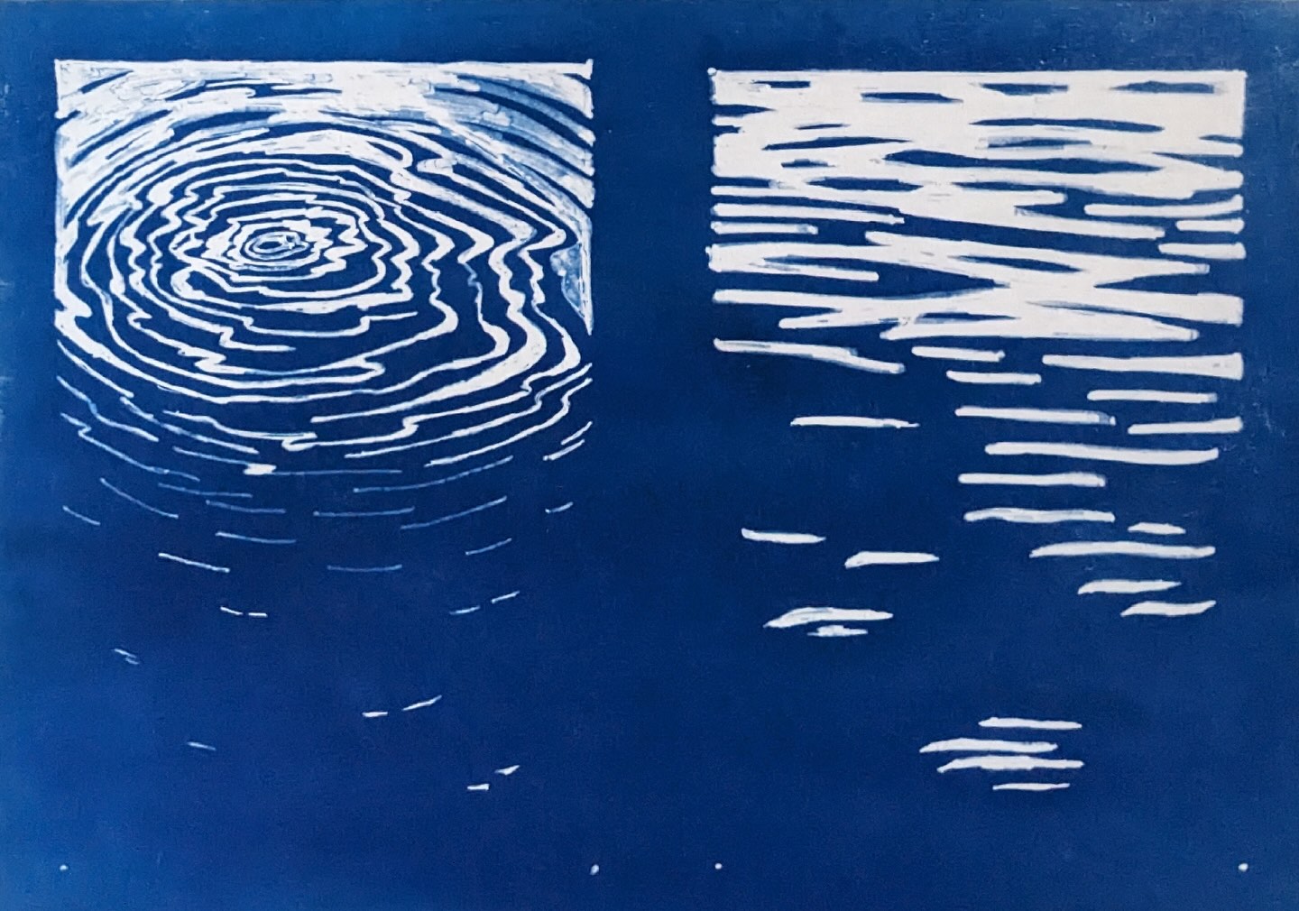 Iâve got a Cyanotype kit for Christmas and I finally tried it last week. Thanks to @all.is.on.art for letting me UV light and helping me through the process.
.
.
.
#cyanotype #cyanotypeprint #waves #wavesprint #blue #bluemonday