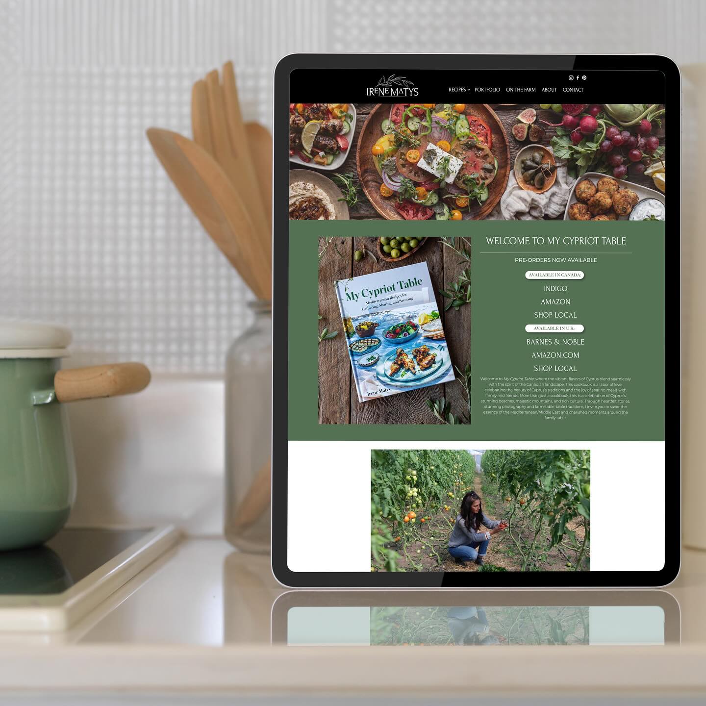 Being the number 1️⃣ anticipated cookbook 🧑🍳 📕 for 2025, it was an honour to help the incredibly talented @irene_matys with her website book launch 🚀. I can appreciate her extraordinary talent because not only is she an amazing chef, but a food photographer and stylist. Preorders are now available. Check out her website at www.irenematys.com.