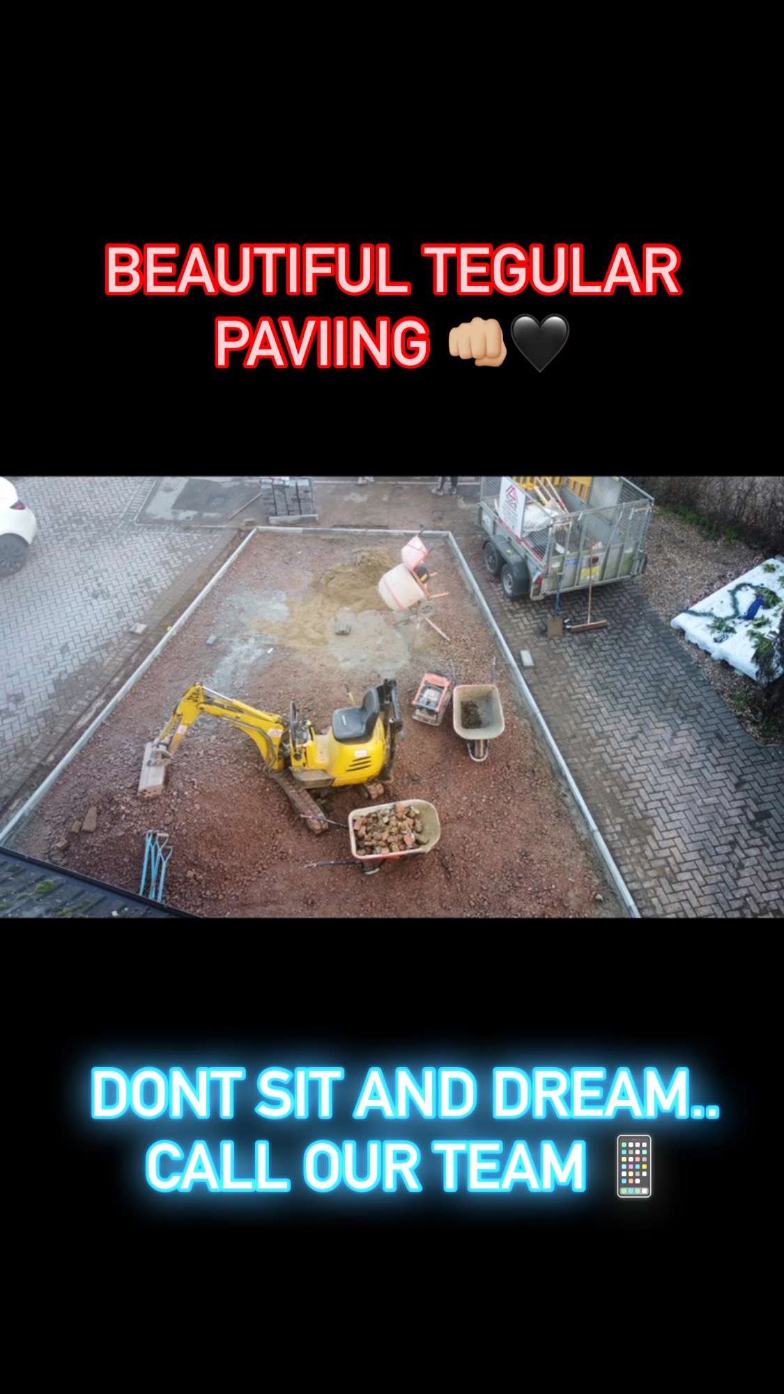 Tegular drive complete #send #woking #surrey #landsaping #buildersofsurrey #landscapedesign #buildersofinsta #callusnow #blockpavingdriveways #tegularpaving
