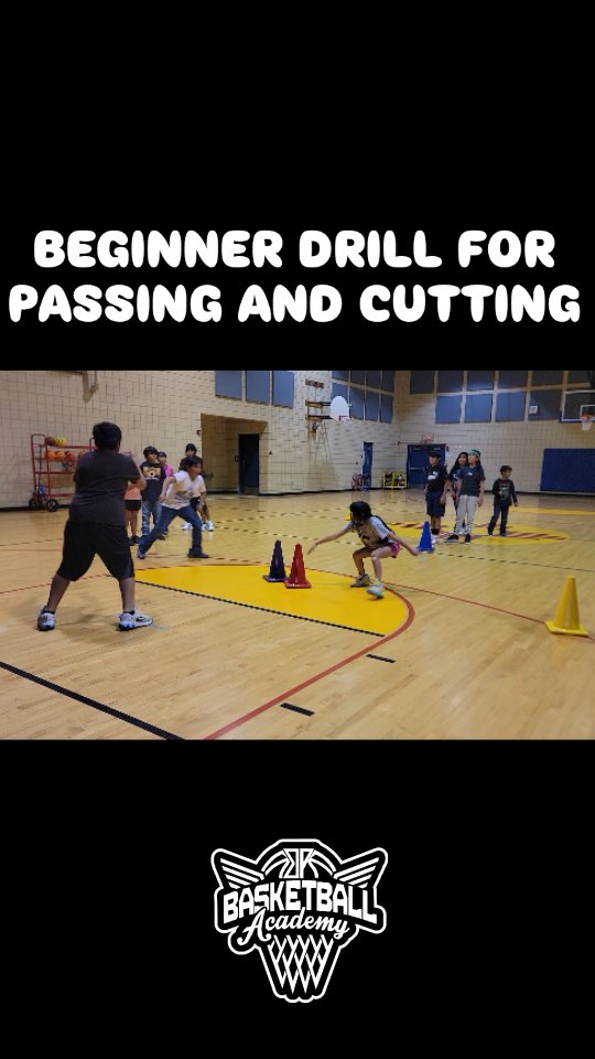 BEGINNER DRILL FOR PASSING AND CUTTING
•
•
•
•
•
Save and add this to your training regimen. Great foundation builder to begin teaching passing and cutting in a flow that will help build timing, spacing, and passing ability!