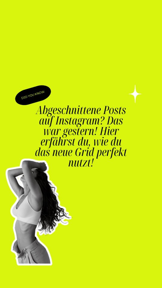 📱 Neues Instagram-Update! 🎉
Nach all den Jahren wird der Grid endlich verändert! 🙌 Der Grund? Instagram will die Qualität und Nutzerfreundlichkeit für uns alle verbessern.
🔎 Was ändert sich?
Der Grid wird nicht mehr im Format 1080x1080, sondern im Format 1080x1350 angezeigt – mehr Platz für deine Fotos und Videos! 😍
❓ Du fragst dich, wie du ab sofort abgeschnittene Posts ändern kannst?
Schau dir das Reel bis zum Schluss an, und erfahre, wie du deine Posts anpasst! ✨
#InstagramUpdate #SocialMediaTipps #ContentCreation #InstagramTipps #SocialMediaNews