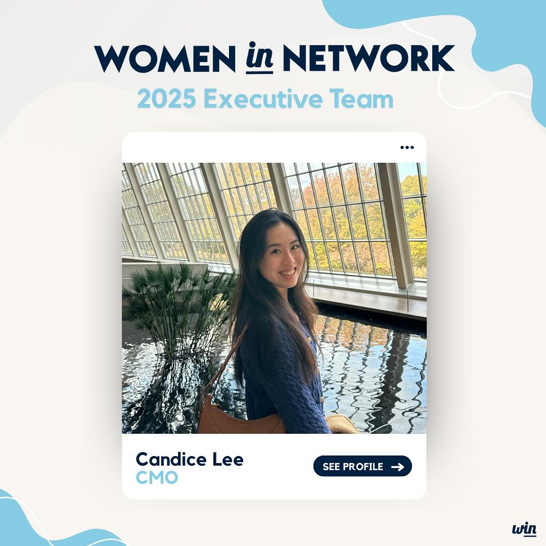 Last but not least, meet our marketing team! Candice is our CEO and this is her 5th year in WIN. She’s currently based in Seattle 👩💻🌱 Swipe to learn more about her!