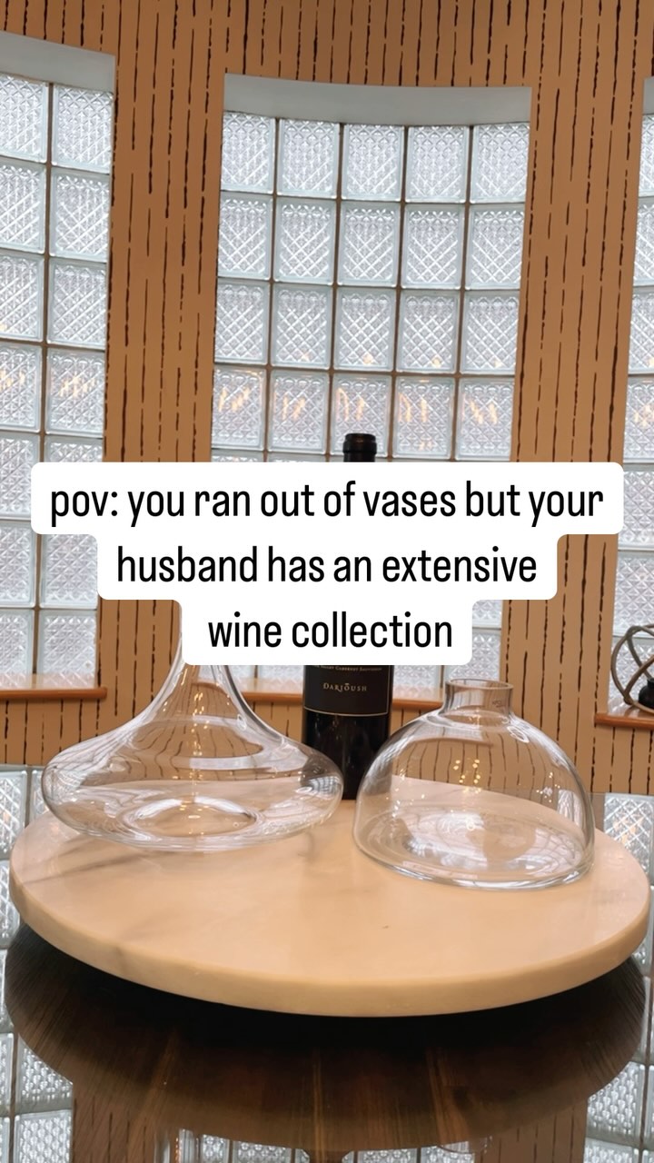 And he was going to throw these out because “they’re too hard to pour from.” One man’s trash is a designer’s…vase?
#interiordesignhacks #designerhacks #virtualdesigner #interiordesigner #virtualinteriordesigner #winenot #smartdesign #repurposed