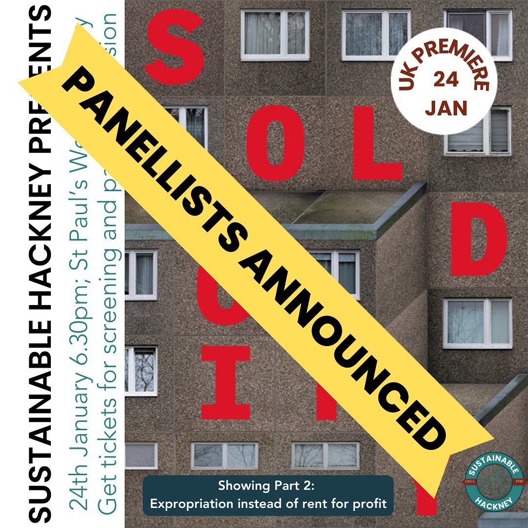 ONE WEEK TO GO!
We are so excited to share with you the UK Premiere of Sold City - Part 2 “how housing became a commodity”.
Last few days to get tickets before the event so head to our website today to ensure you don’t miss out 🎬