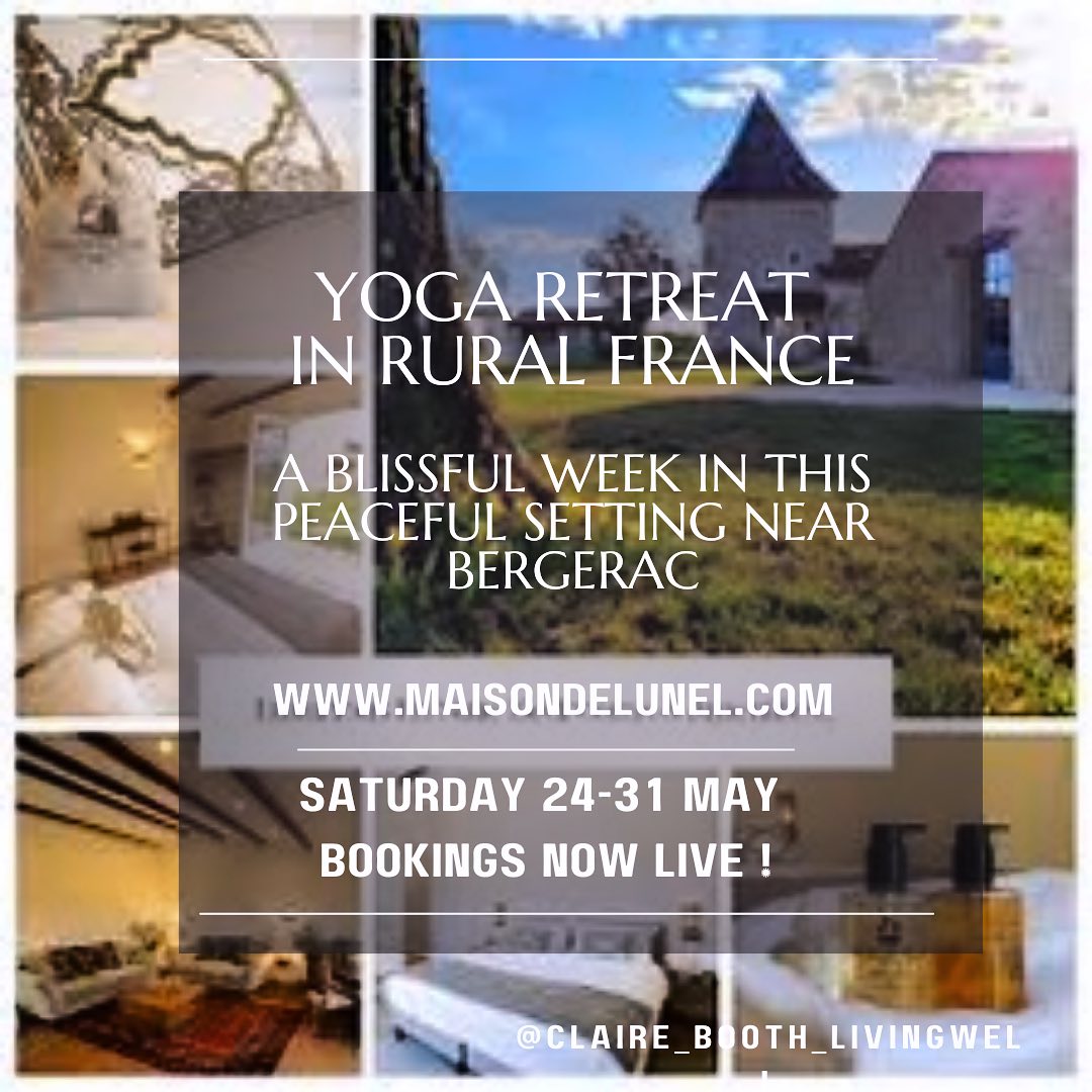 💫 INVEST IN YOUR MIDLIFE HEALTH 💫
It’s official - now taking bookings !
What draws your attention to joining us this year:
⚡️ the opportunity to relax and reboot
⚡️ educate yourself on juicing, digestion and nutrition
with our in-house nutritionist
⚡️ hikes in the French countryside
⚡️ swimming and sauna surrounded by nature
⚡️ Yoga for all abilities
⚡️ education and discussion on midlife health and
beyond
⚡️ holistic therapies and massage booked for your
convenience
If Investing in Your Midlife Health is important to you this year - get in touch.
If you have any questions or health challenges please message me and we can arrange a 1:1 call to establish if this is the retreat for you.
💕
#franceyogaretreat2025 #maisondelunel #yogaforeverybody #relaxandrenew #investinyourself #investinmidlifehealth #juicingretreats