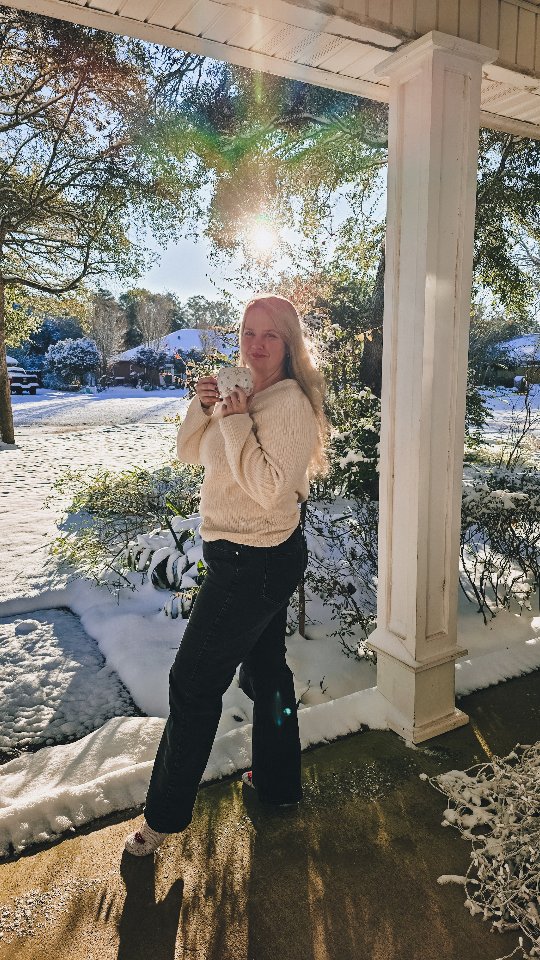 Yes, this is snow in Florida. A very unexpected weather event that I can honestly say I never thought I would see. It is surreal looking up from the kitchen window and seeing snow on the ground. Insanely cool!
Also, I immediately put my wool sweater and hat back on after filming this. It got down to -8C and was bitter with the winds.
.
.
#snowinflorida #floridasnow #snowpacalypse #beautyintheeveryday #slowandsimpledays