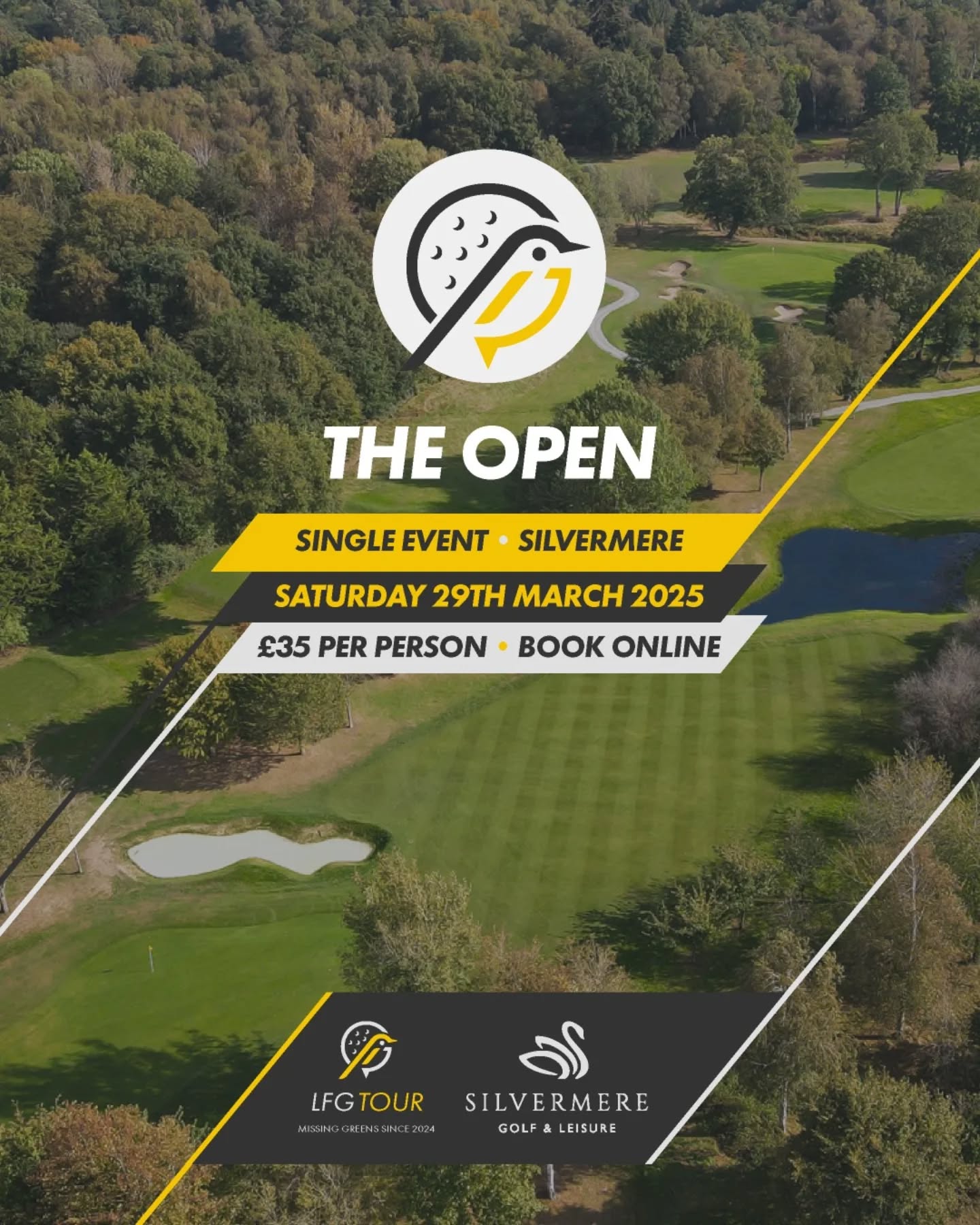 The 2025 season starts here ⬇️
First up on the LFG Tour 2025 Calendar
🏆 The Open
🗓️ 29th March 2025
📍 @silvermeregolf
🏷️ £35 Per Person
💻 Book online today via our website.
#LFGTour #LFG #LFGTourTheOpen #silvermeregolfclub
#Golf