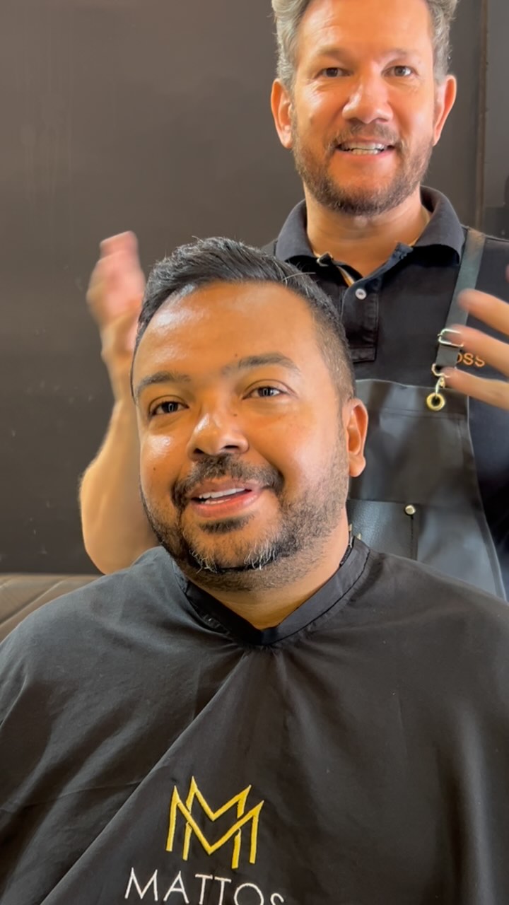 Seguimos com o nosso visagismo surpreendendo nossos clientes! Agende sua experiência visagista e se surpreenda com o seu novo visual! 👊✂️