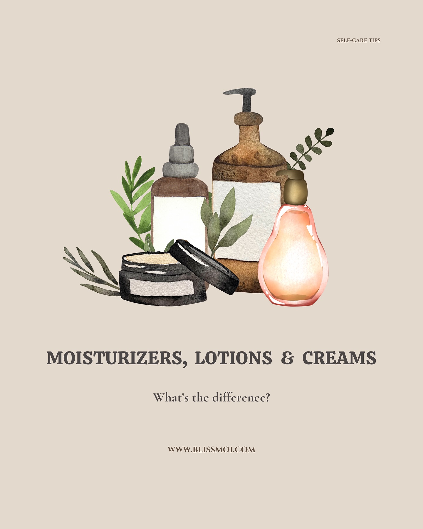 💧 Lotion or Cream? Why Not Both? 💧
Ever wonder if you should use lotion or cream—or even both? Here’s the scoop:
🌿 Lotion:
🧴Lightweight and quick-absorbing.
🧴Perfect for normal to oily skin and summer days.
🌿 Cream:
🧴Rich and deeply hydrating.
🧴Ideal for dry skin or colder months.
✨ Pro Tip: You CAN use cream after lotion! Start with lotion to hydrate, then layer cream to lock in moisture and protect your skin.
🔑 When to Use Both:
In winter or dry climates.
When your skin feels extra thirsty and needs a boost!
Hydrate smarter, not harder. 🌸
#SkincareTips #LotionVsCream #BlissmoiSelfCare #HydrationHack #selfcare #bodycare #skincare #giftbox #giftboxforher #giftforher #gifts #giftformom #lotion #goatmilk