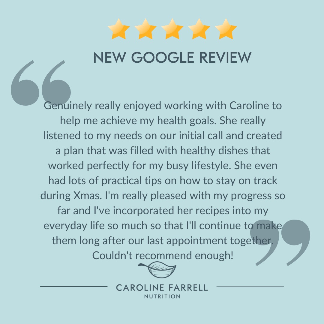 A new review from a very lovely client. Thank-you for taking the time to write this.