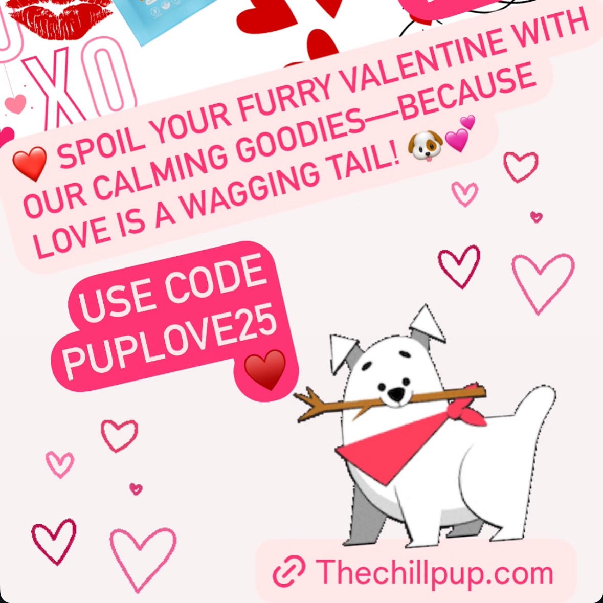 Spoil your pup with 20% off using code PUPLOVE25! 🐶💖 Limited time only! Link in Bio #PetLove #ChillPup #calming #calmingvibes #chillvibes