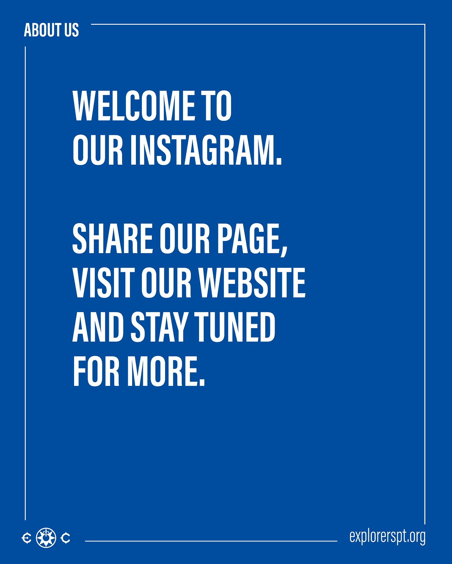 Explore the unexplored.
At The Explorers Club Portugal Chapter we foster bold ideas, enable exploration and aim to go beyond the boundaries of what’s known, contributing to more scientific knowledge and a better understanding of our world.
@the_explorers_club_portugal
#the_explorers_club_portugal