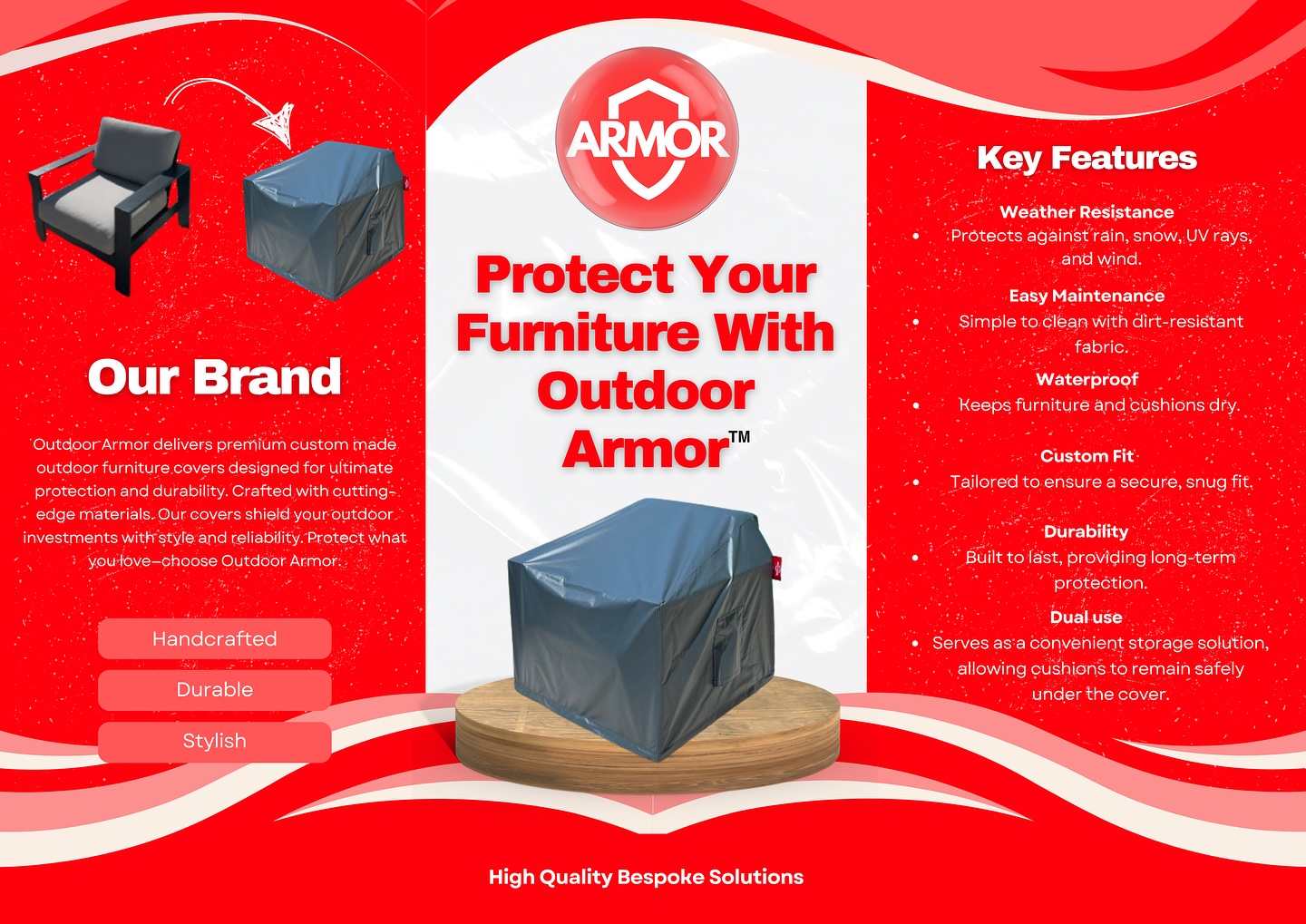 Protect your outdoor furniture in style! 🌦️ Durable, sleek, and custom-fit covers to keep your outdoor spaces looking flawless all year round. #OutdoorArmor #FurnitureCovers #WeatherProof #product #viral