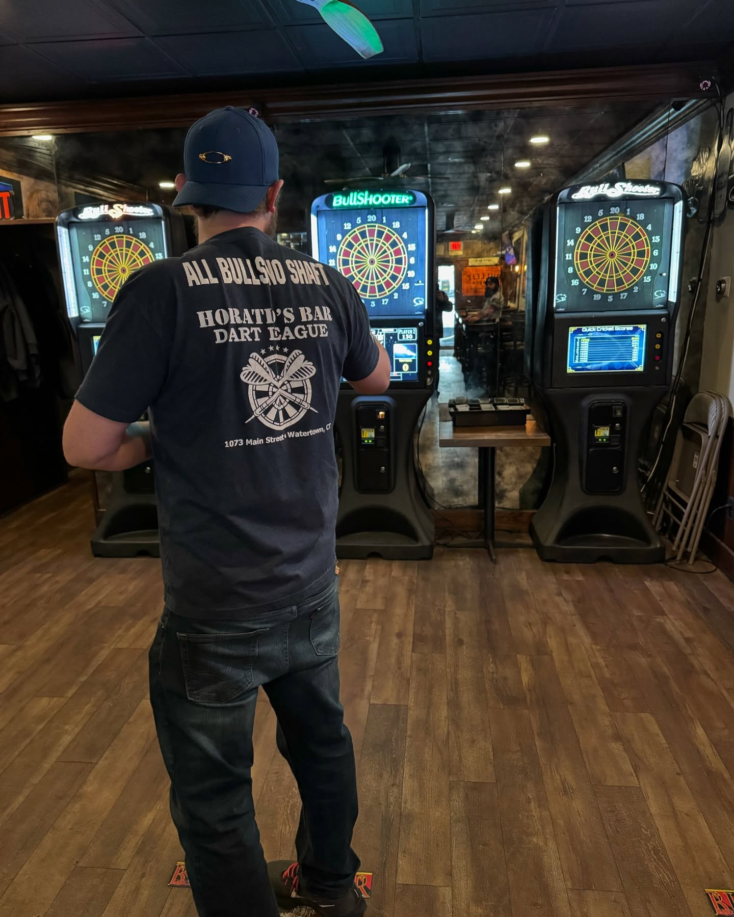 Winter Dart League starts next week! Sign up by Saturday! All games played at Horatio’s! 🎯🏆 #customshirts🤣 #dartleague #inhouse #horatiosbarct