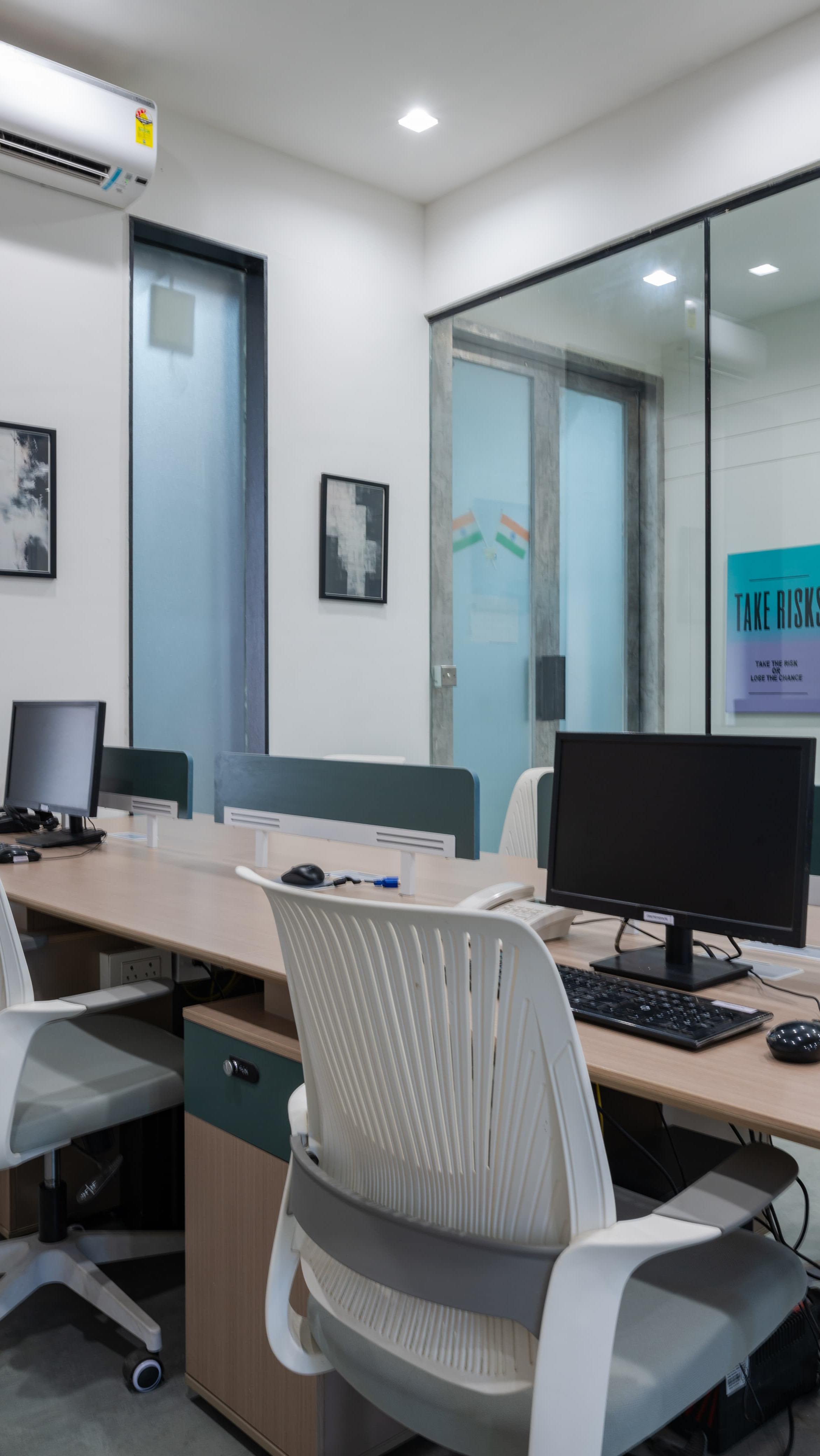 This corporate office designed for @ganitstarengineering located at Sinhasa, Indore is spread over an area of 4000 square.ft.
.
The interior of this office is designed with a careful composition of clean, straight lines and walls finished with a white-wash effect.
.
This combination creates a bright, open, and airy environment that encourages concentration and enhances productivity.
The overall design embodies a modern, minimalist aesthetic, thoughtfully blending natural, rustic finishes with sleek glass accents.
.
The use of specific wall finishes such as stone cladding, exposed concrete finish and subtle paint finish, introduces a sense of warmth and texture, providing a striking contrast to the cooler, contemporary elements in the space.
.
This fusion of industrial functionality, modern design, and cultural storytelling creates a unique and inspiring workspace, reflecting both the company’s values and the spirit of innovation.
.
This thoughtfully crafted space not only embodies the company’s commitment to design and innovation but also serves as a testament to the power of creativity, functionality, and cultural connection in shaping a dynamic and productive work environment.
.
.
Designed @imagine_design_studios @architect.ankitmittal
@id.parakhgupta
.
Designed for @amitgoyal4367 @gunjeet17vinny @badjatyanimit
.
Captured by - @imagix_studi0
.
.
#interiordesign #indorearchitects #architecture #interiorstyling #interiordesigner #luxuryinteriors #corporatelife #corporatedesign #corporateoffice #corporateofficedesign #corporateofficeinteriors #corporateofficespace #officedesign #officeinteriors #officeinteriordesign #instadaily #trendingreels #explorepage✨