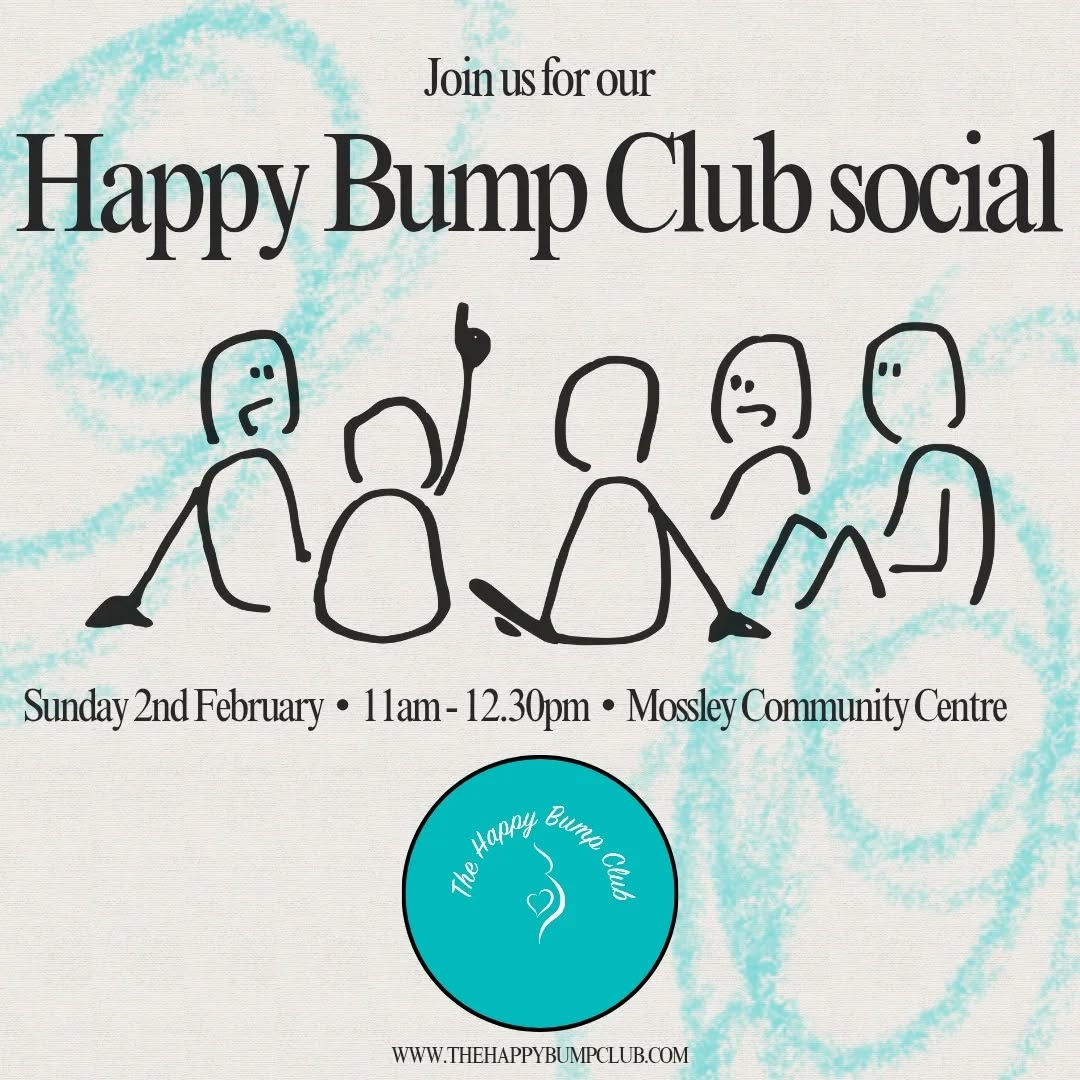 👋 I've been a bit MIA recently, the adjustment from 1 to 2 kids has been a big learning curve, but we now have an 8 month old who stayed in her own cot all night last night for the first time! So here we are, trying to get back in the groove with life!
I'm excited for our next Bump Club which will be a little get together!
Join us for our first ever...
HAPPY BUMP CLUB SOCIAL!
This session is open to pregnant families as well as families that now have their little ones and have been to our sessions previously!
We will have a chat about all things pregnancy, birth, and fourth trimester. Connecting through peer support to share advice, information, and tips!
We will have the usual brews, biscuits, baby clothes and book donations!
Come and join us for a relaxed 90 minutes, in a friendly and supportive environment.
As always its FREE! You can book your spot through our website or eventbrite
www.thehappybumpclub.com
https://www.eventbrite.co.uk/e/the-happy-bump-club-41-tickets-1217853997089?aff=oddtdtcreator
Emma x