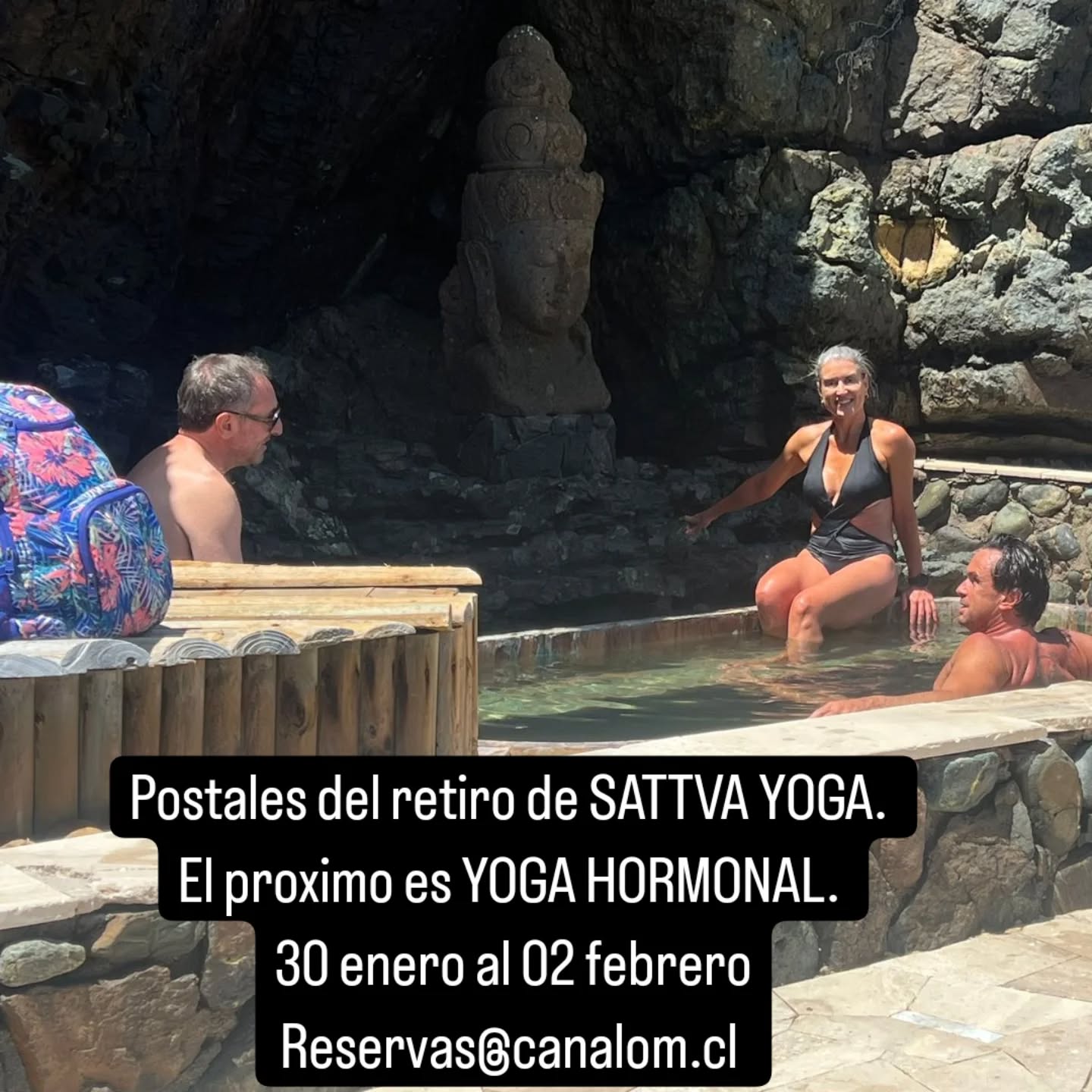 Próximo retiro: 30 al 02 de febrero!
Yoga Hormonal!
Reservas@canalom.cl