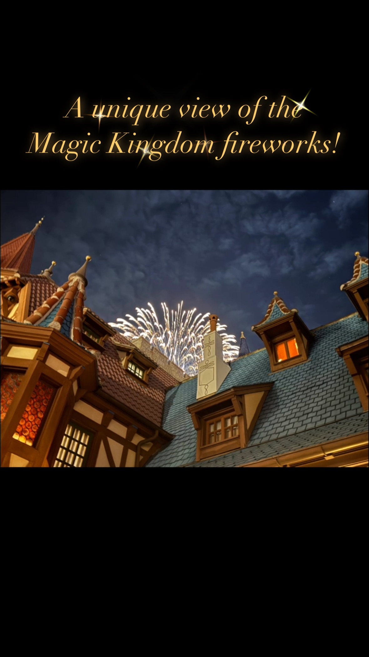 A rare look at the fireworks from behind the castle! 😱 #disney #waltdisneyworld #fireworks #imagineer www.WDWithMe.com