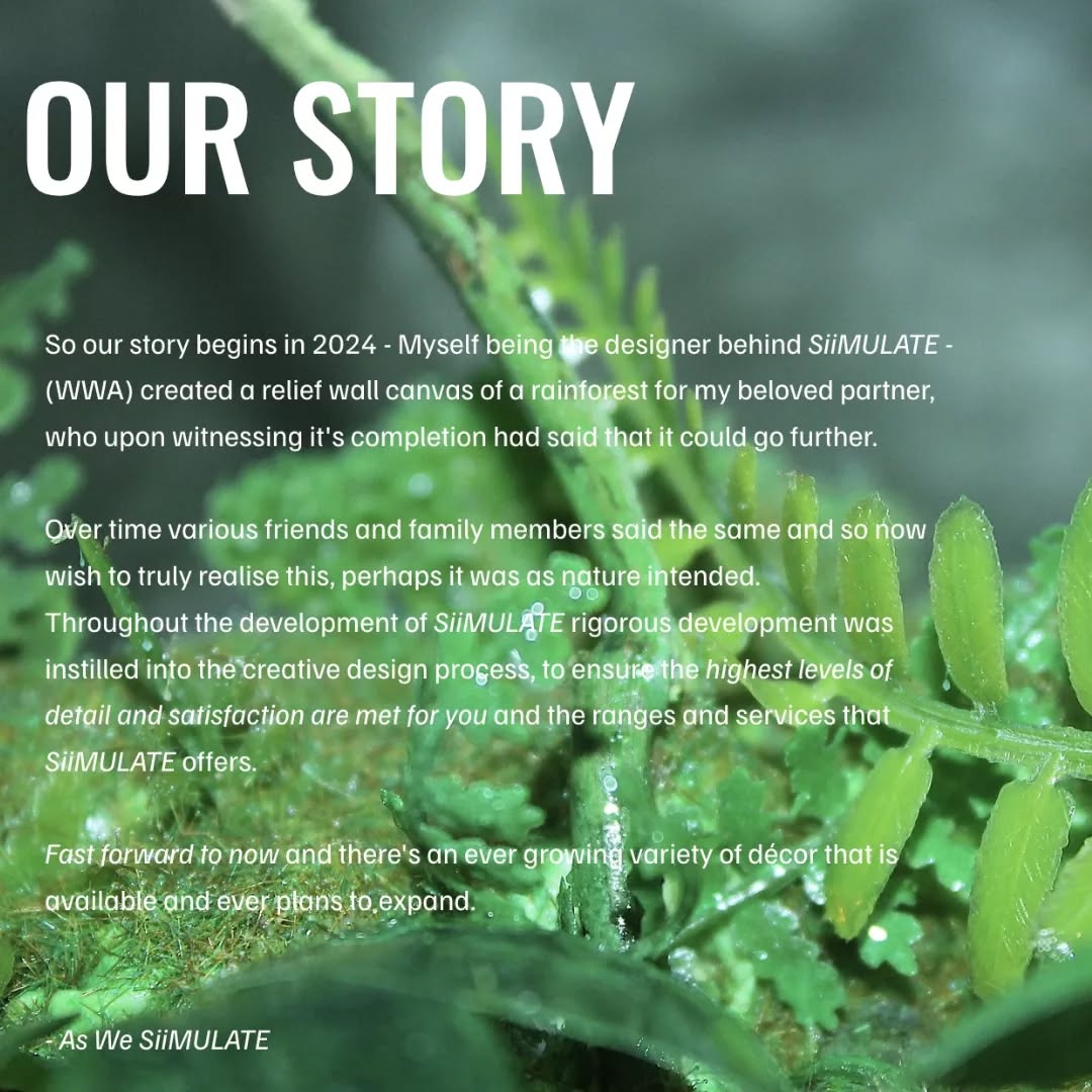 The Story of SiiMULATE
Watch us evolve as we help you simulate your space
With SiiMULATE 🌿
#ourstory #siimulate #designernature #nature #designer #décor