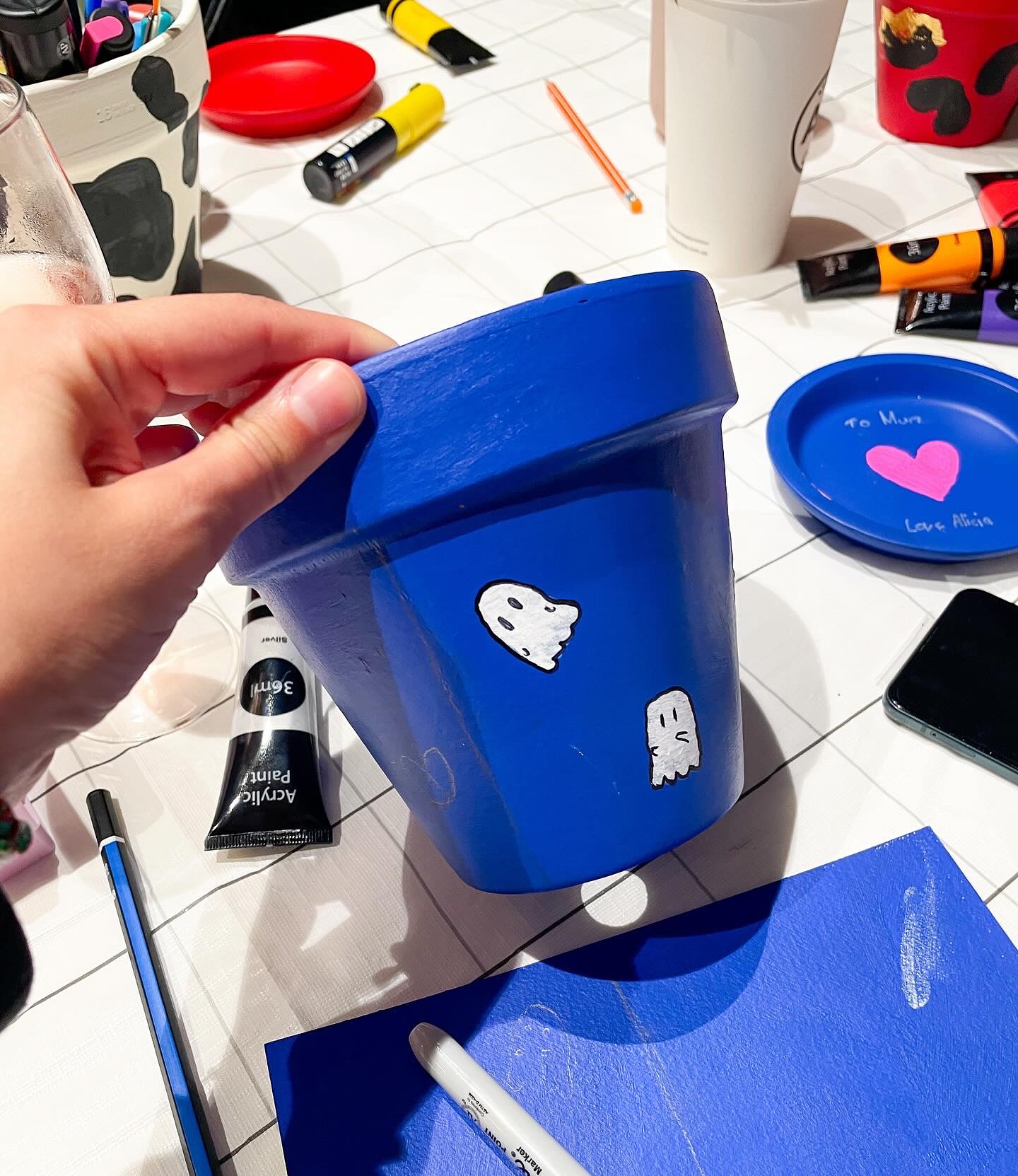 Getting ready to paint pots 🪴 NEW dates are out ✨🪩